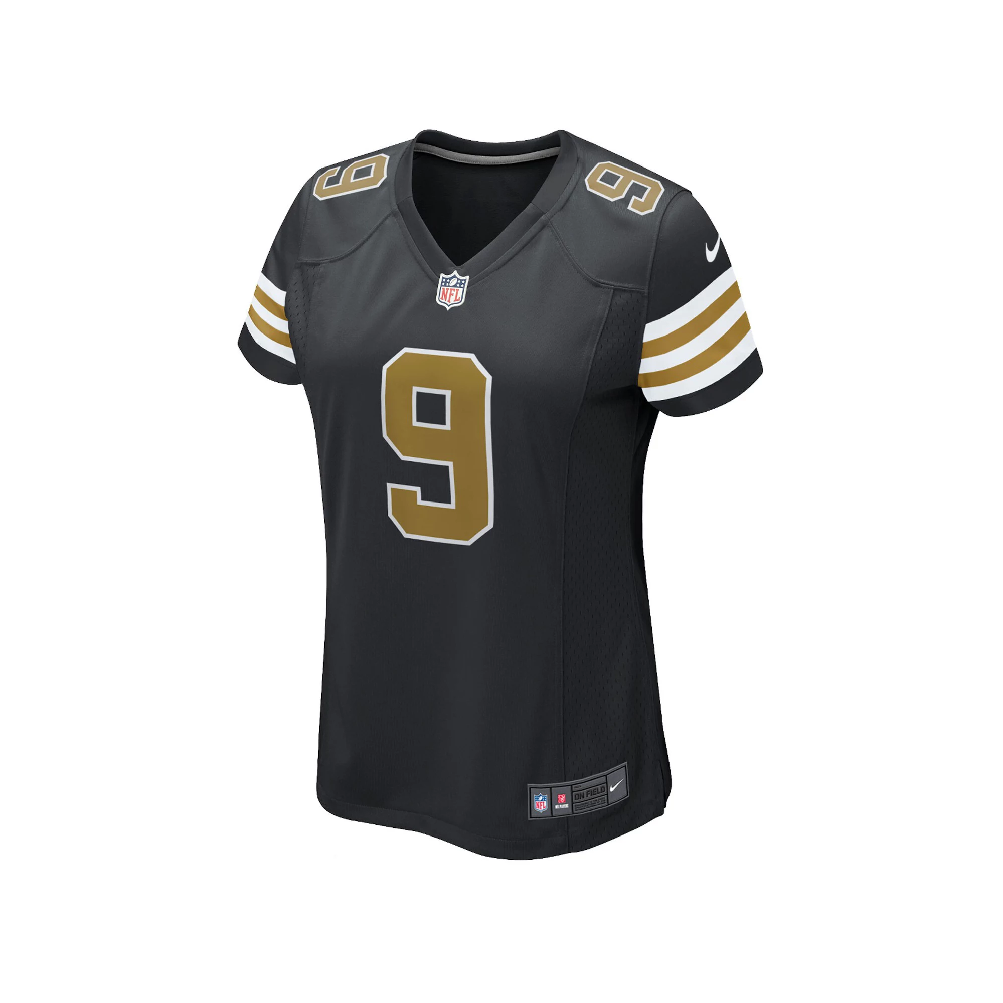 Women's Nike Drew Brees New Orleans Saints Black Alternate Game Jersey