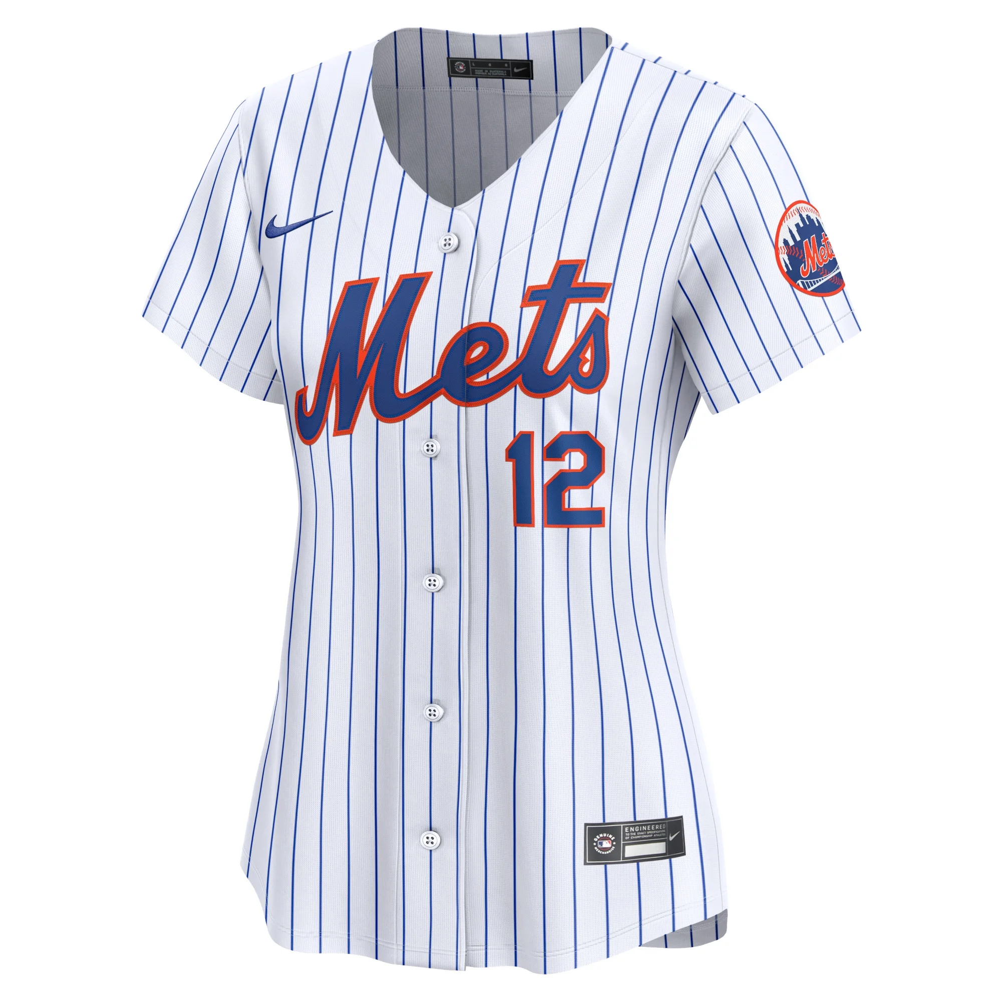 Women's Nike Francisco Lindor White New York Mets Home Limited Player Jersey