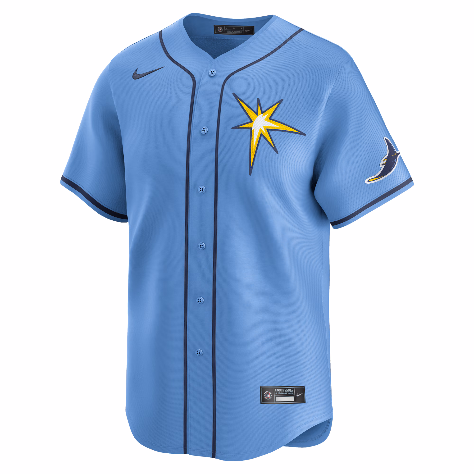 Tampa Bay Rays Nike  Alternate Limited Jersey – Light Blue