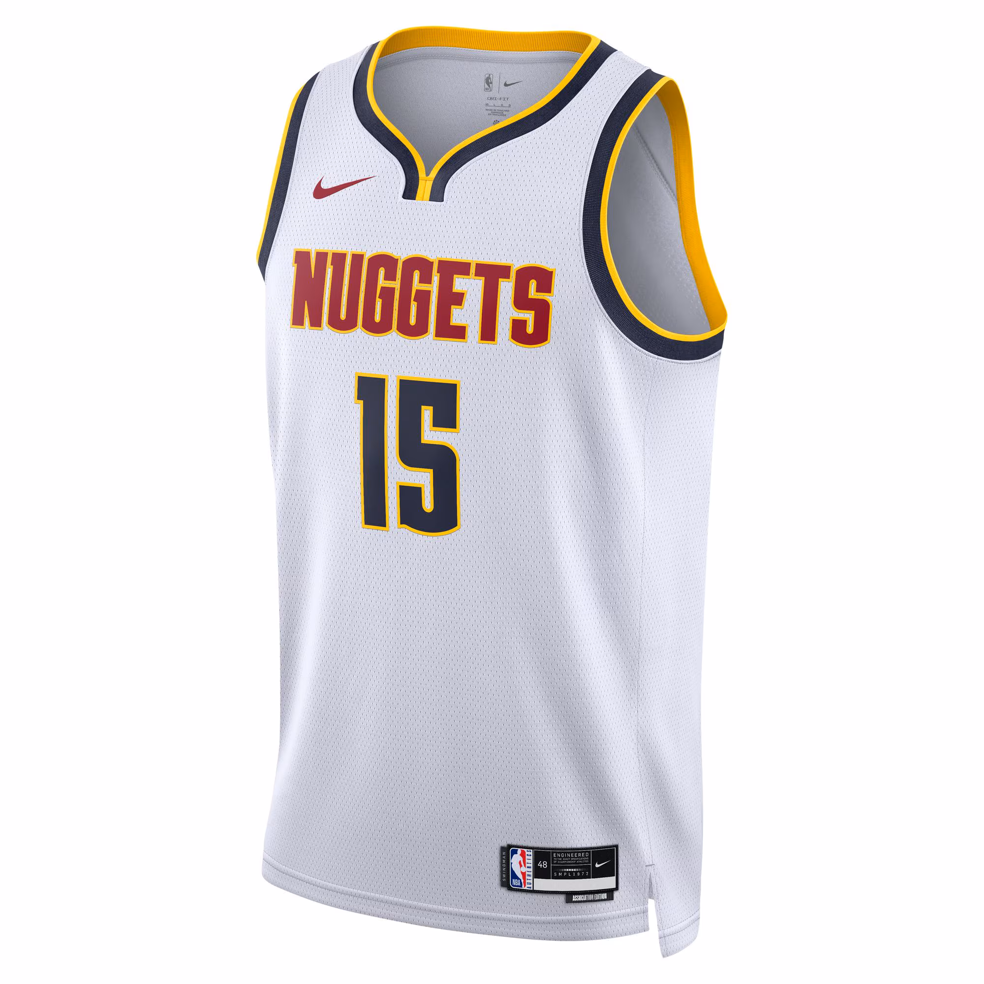Nikola Jokic Denver Nuggets Nike Unisex Swingman Jersey - Association Edition - White