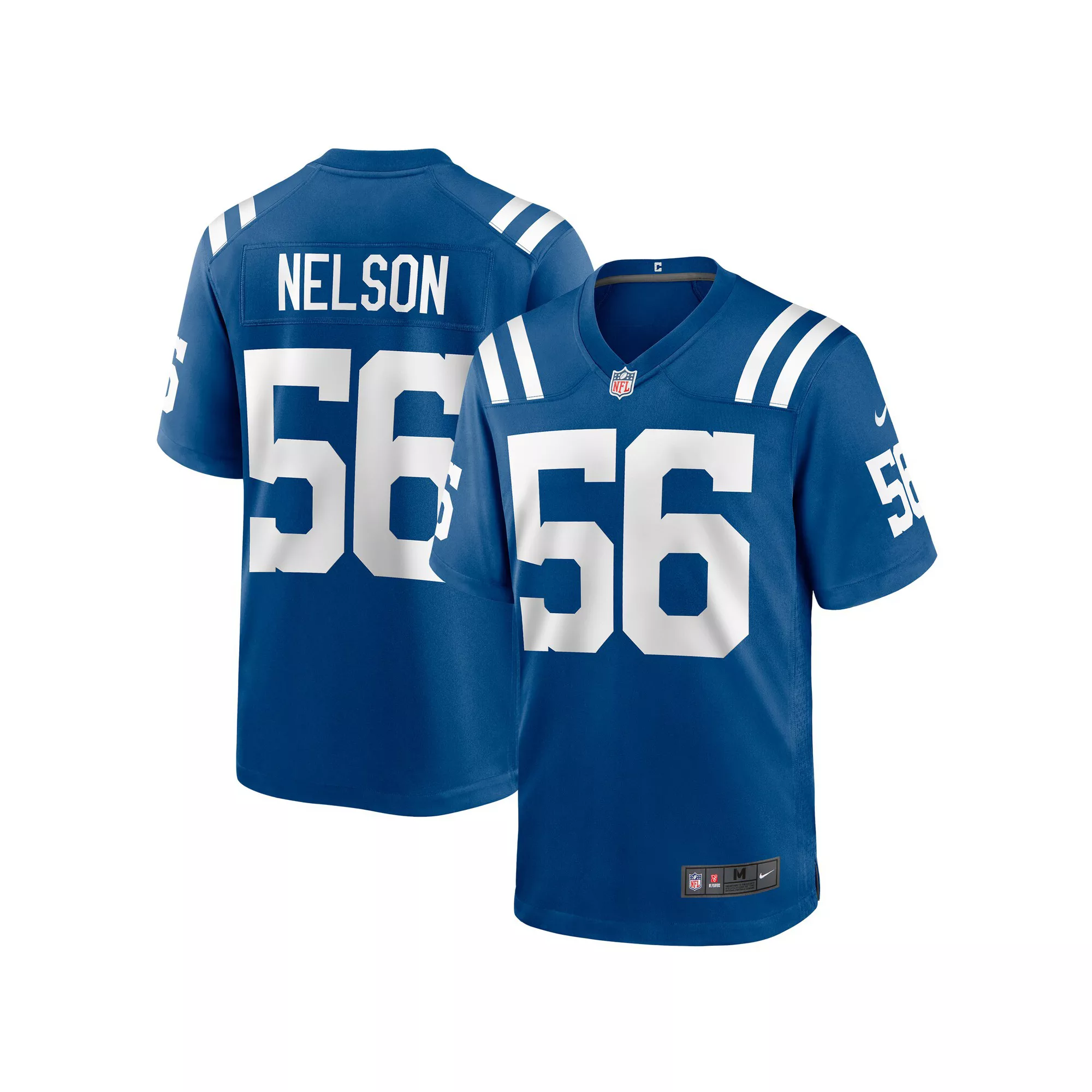 Men's Nike Quenton Nelson Royal Indianapolis Colts Player Game Jersey