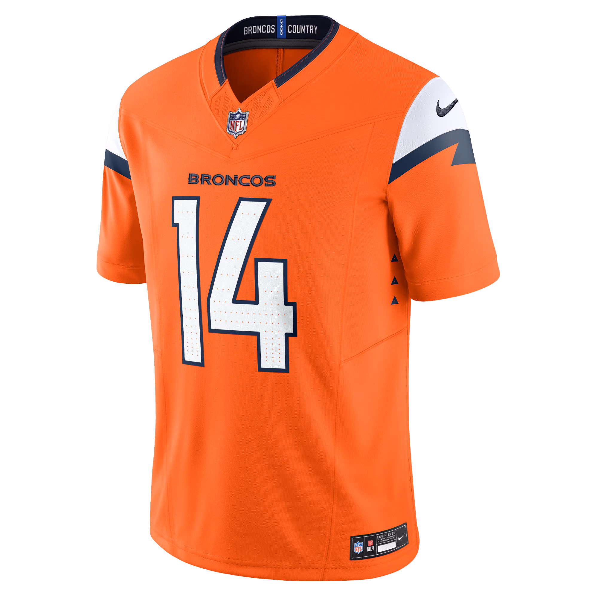 Courtland Sutton Denver Broncos Nike Mile High Collection Vapor F.U.S.E. Limited Jersey - Orange