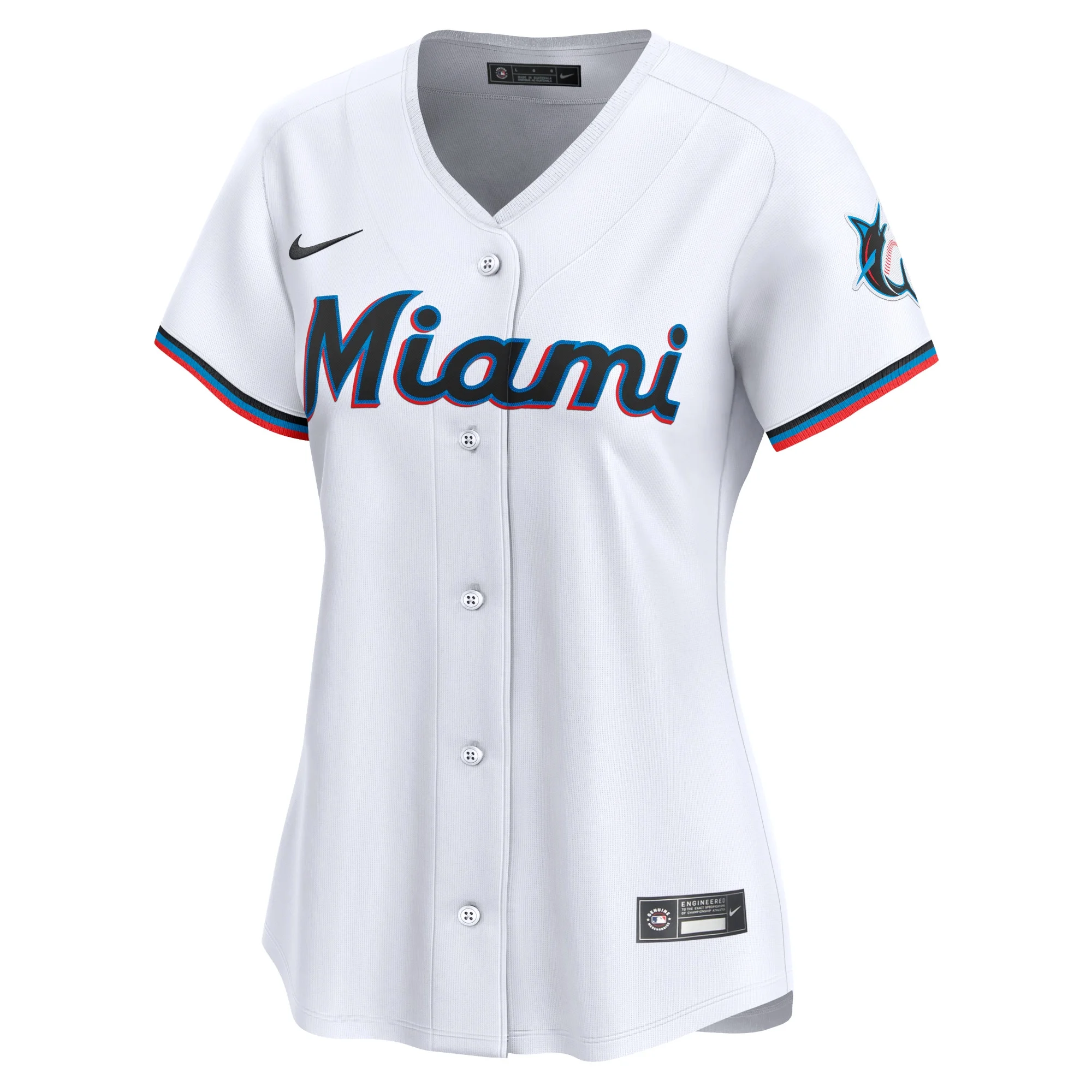 Women's Nike White Miami Marlins 2024 Jackie Robinson Day Home Limited Jersey