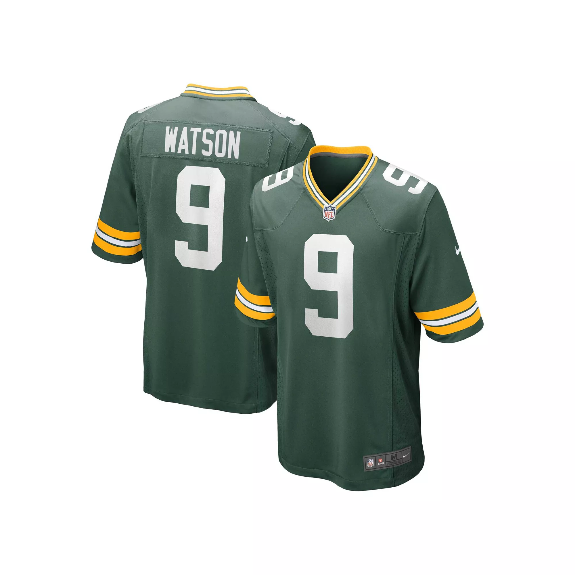Men's Nike Christian Watson Green Green Bay Packers Game Jersey