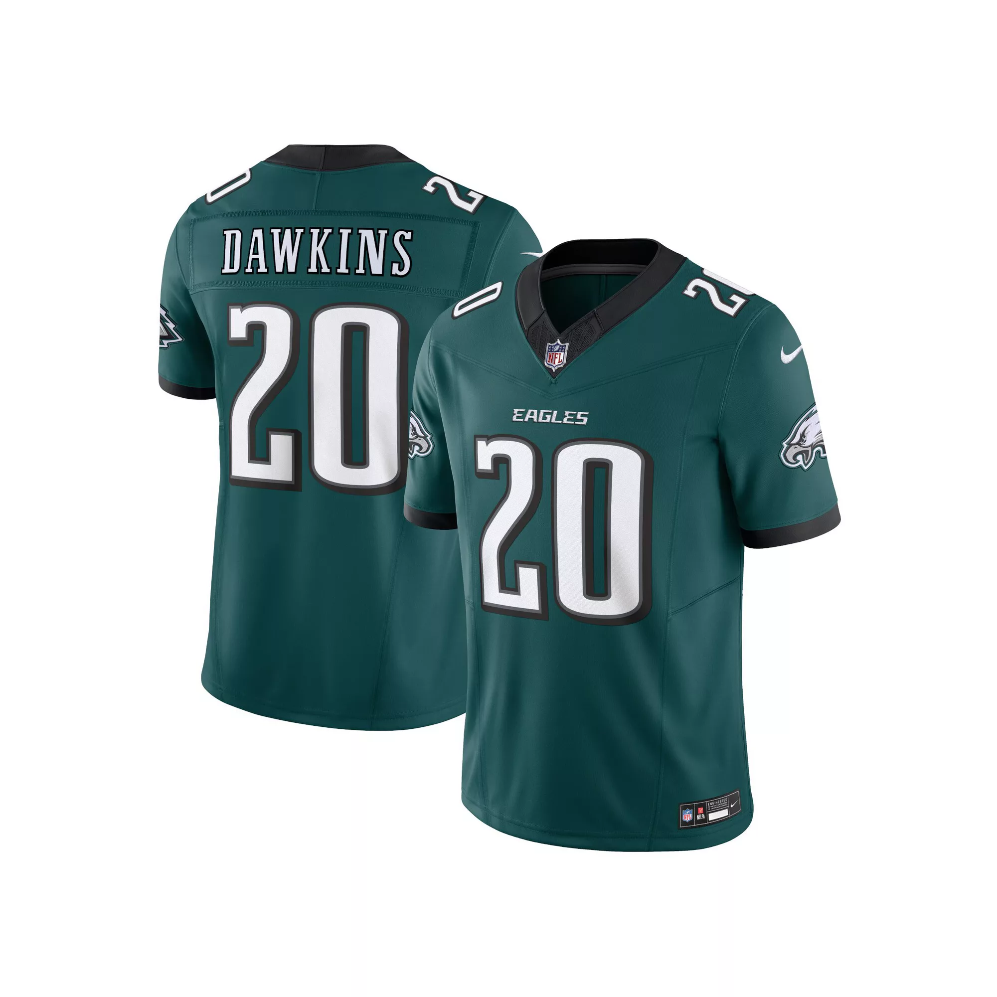 Men's Nike Brian Dawkins Midnight Green Philadelphia Eagles Vapor F.U.S.E. Limited Jersey
