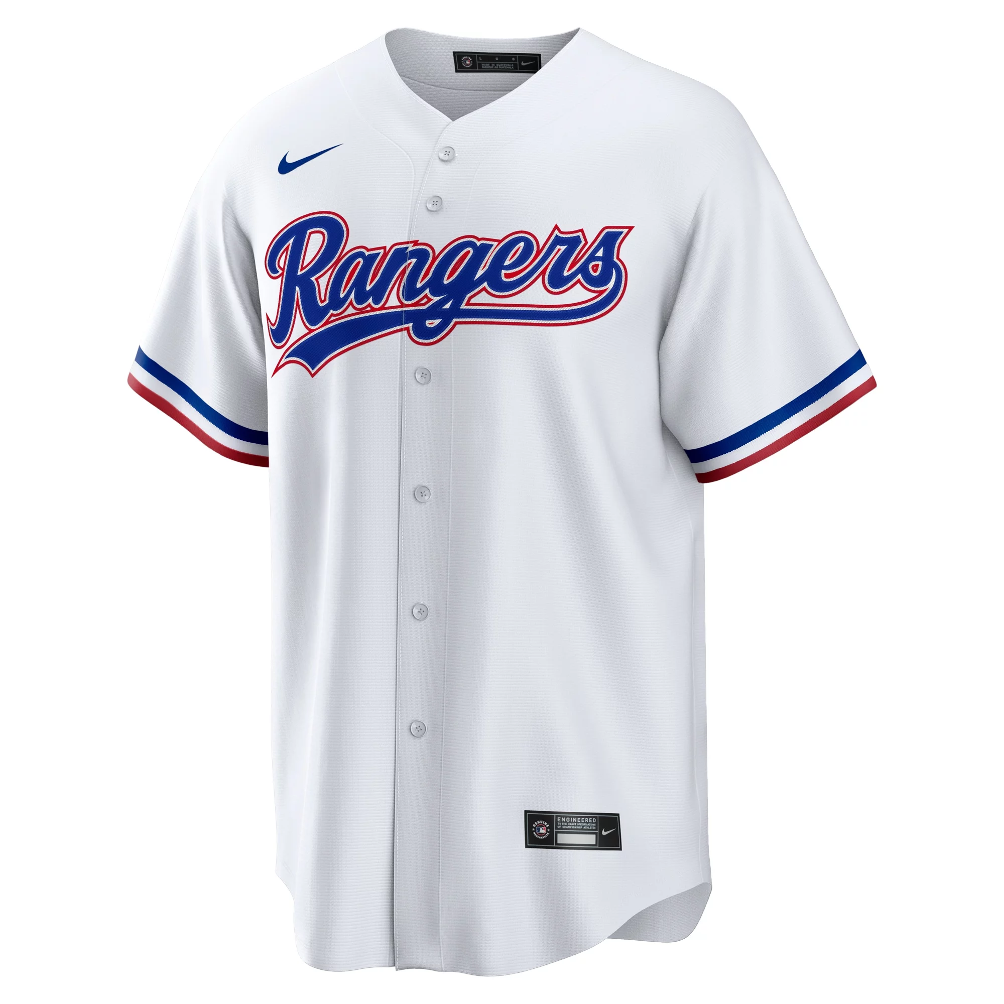 Men's Nike Jacob deGrom White Texas Rangers Home Replica Player Jersey