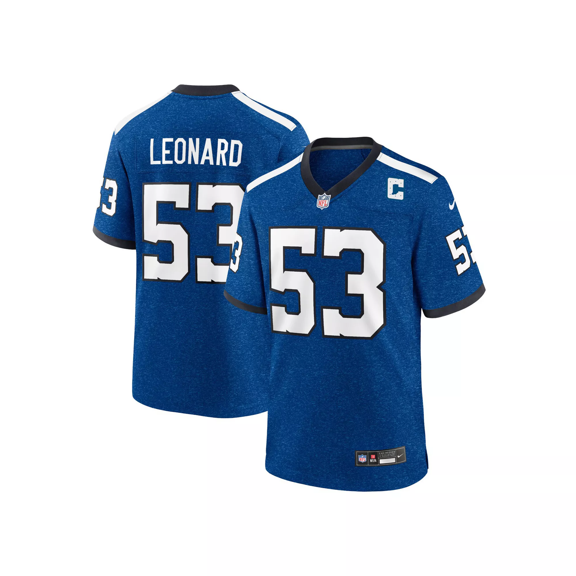 Men's Nike Shaquille Leonard Royal Indianapolis Colts Indiana Nights Alternate Game Jersey