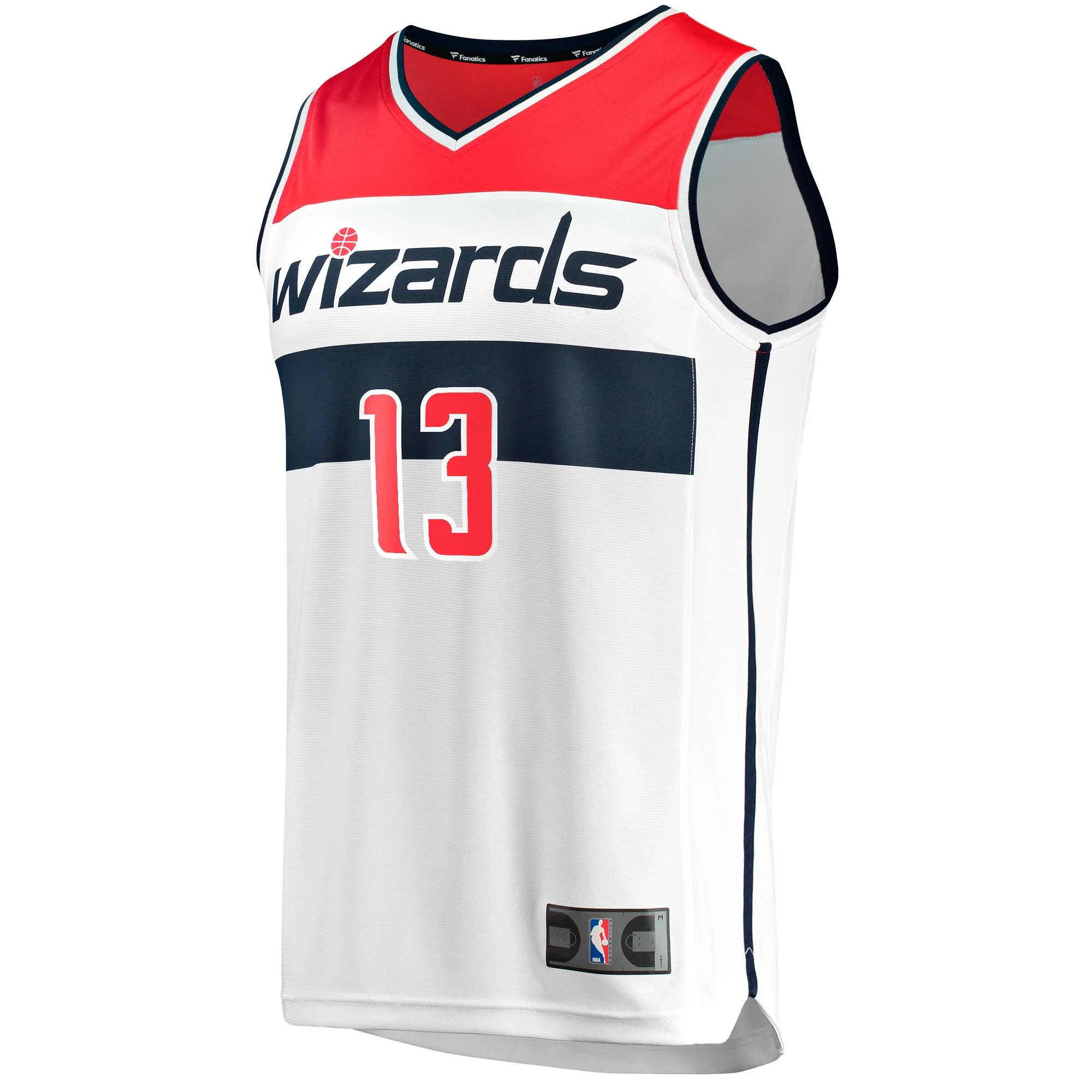 Men's Fanatics Jordan Poole White Washington Wizards Fast Break Player Jersey - Association