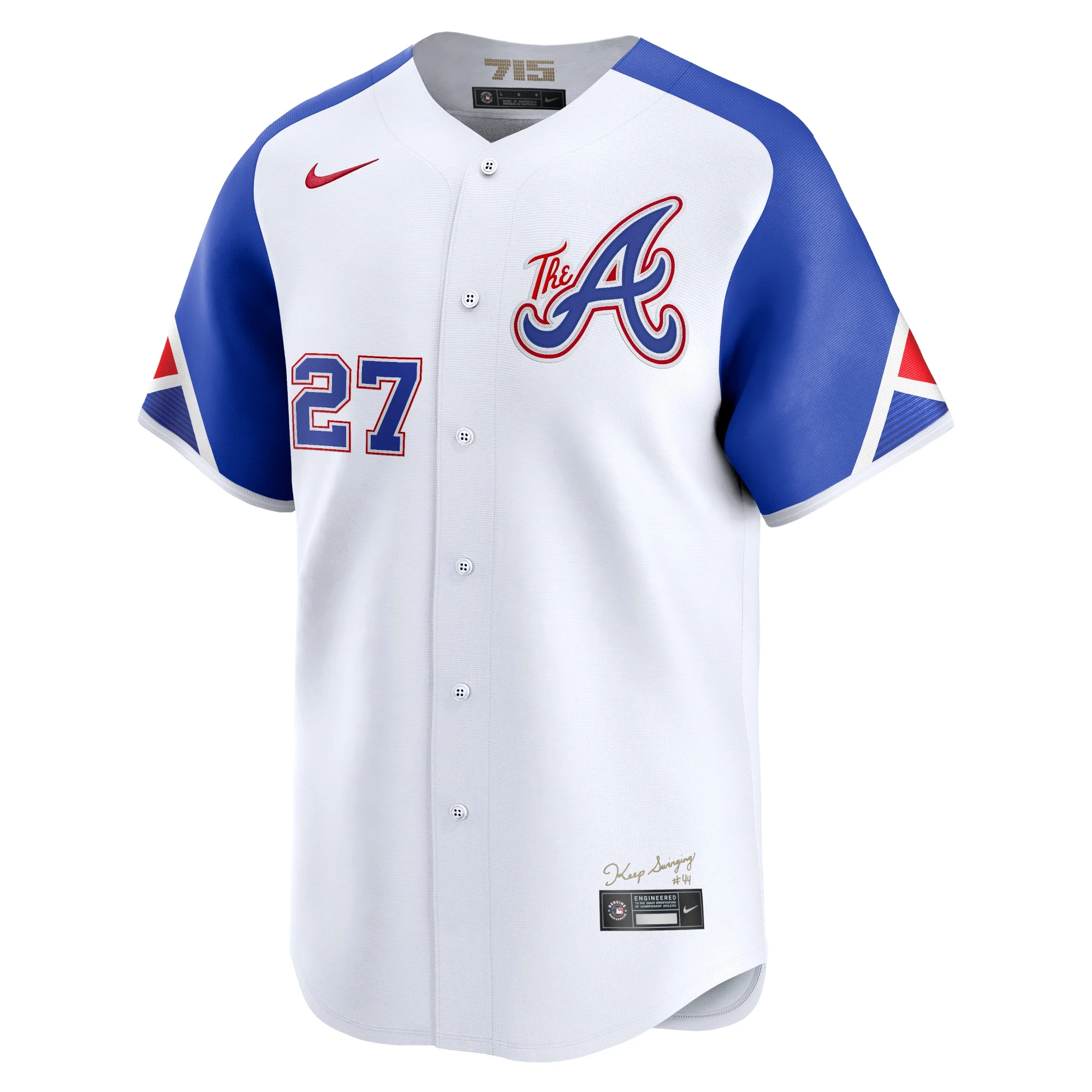Men's Nike Austin Riley White Atlanta Braves City Connect Limited Player Jersey