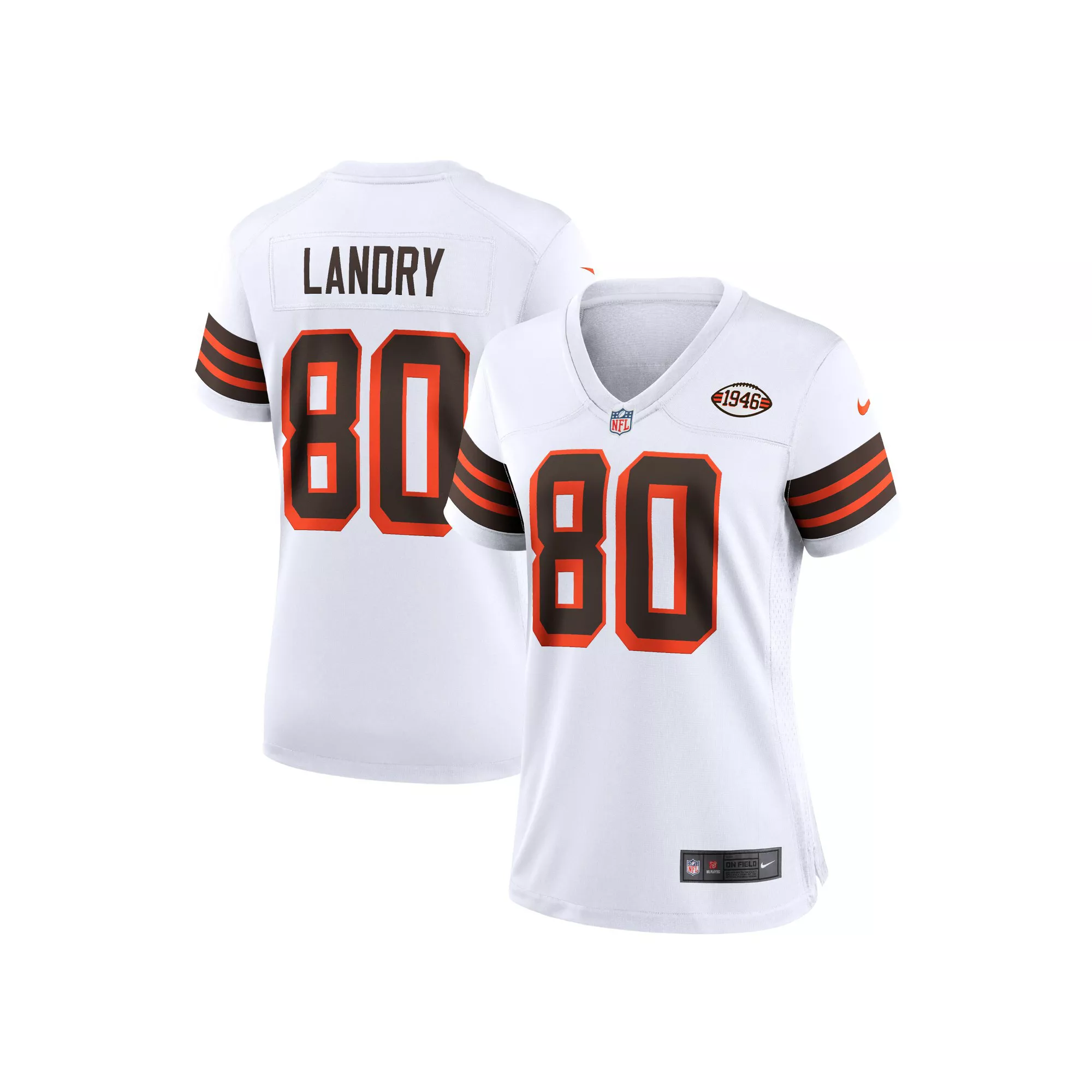 Women's Nike Jarvis Landry White Cleveland Browns 1946 Collection Alternate Game Jersey