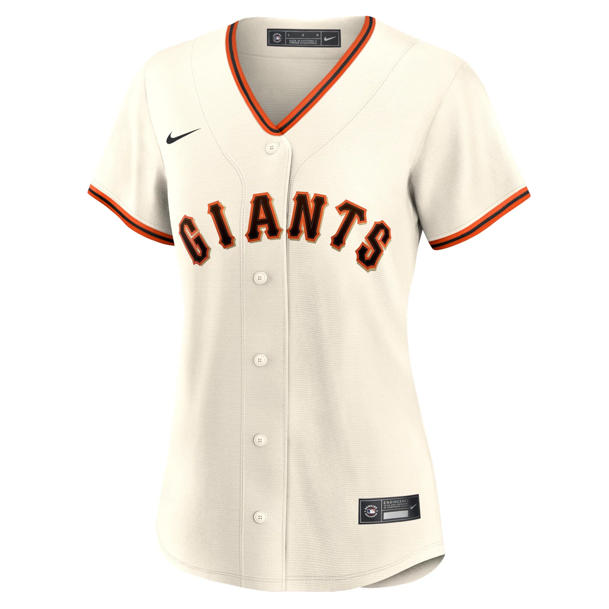 Women's Nike Cream San Francisco Giants Home Blank Replica Jersey