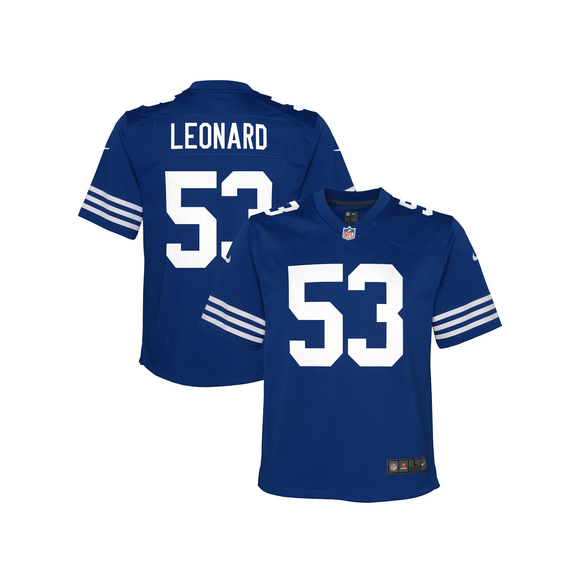 Youth Nike Shaquille Leonard Royal Indianapolis Colts Game Jersey