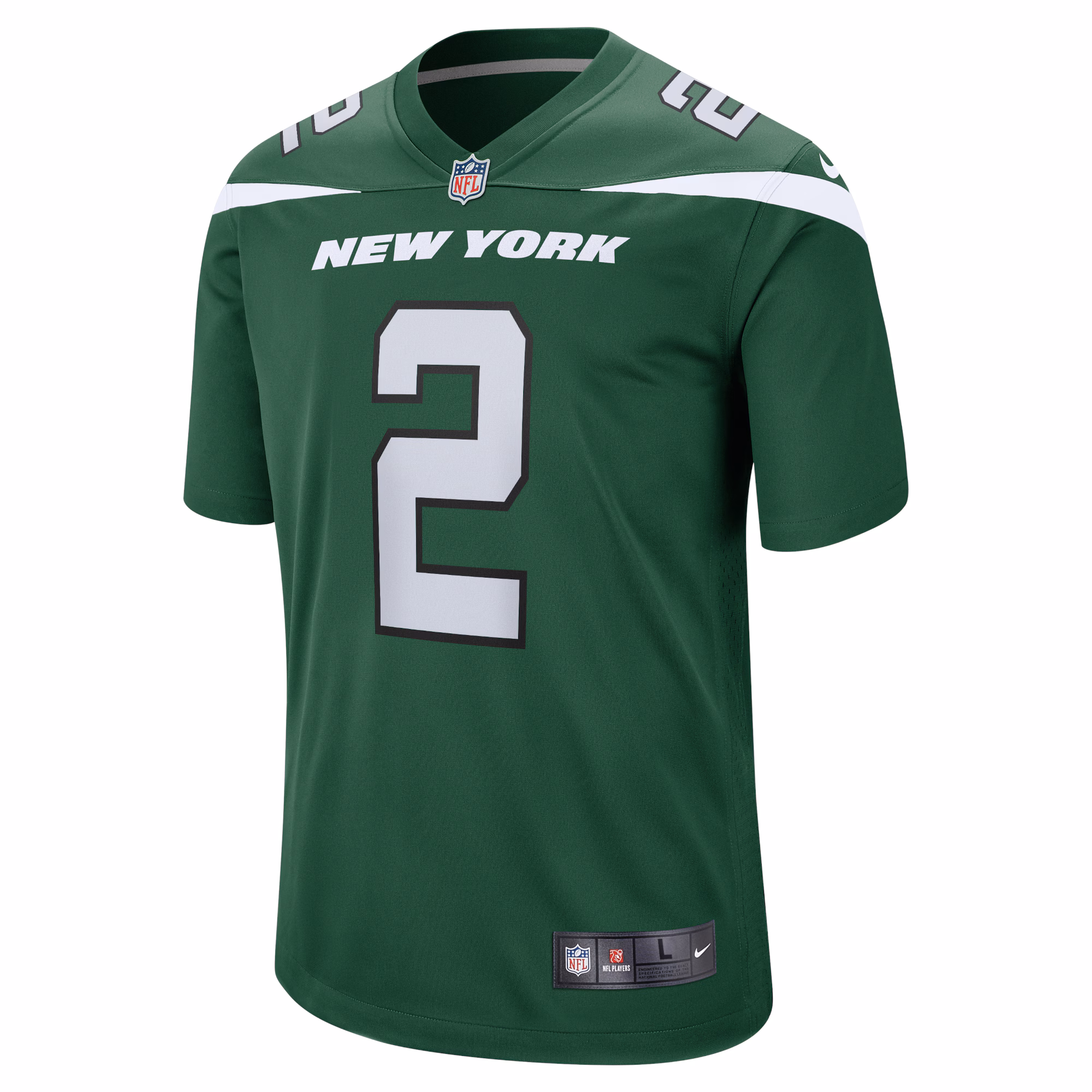 Zach Wilson New York Jets Nike Youth Game Jersey - Gotham Green