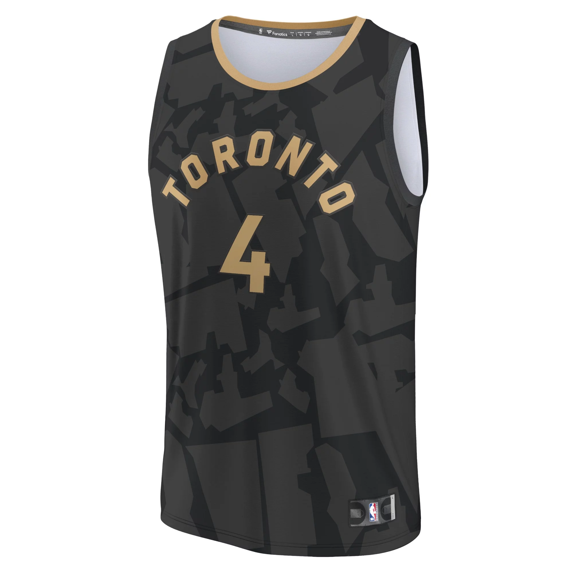 Men's Fanatics Branded Scottie Barnes Black Toronto Raptors Fastbreak Jersey - City Edition
