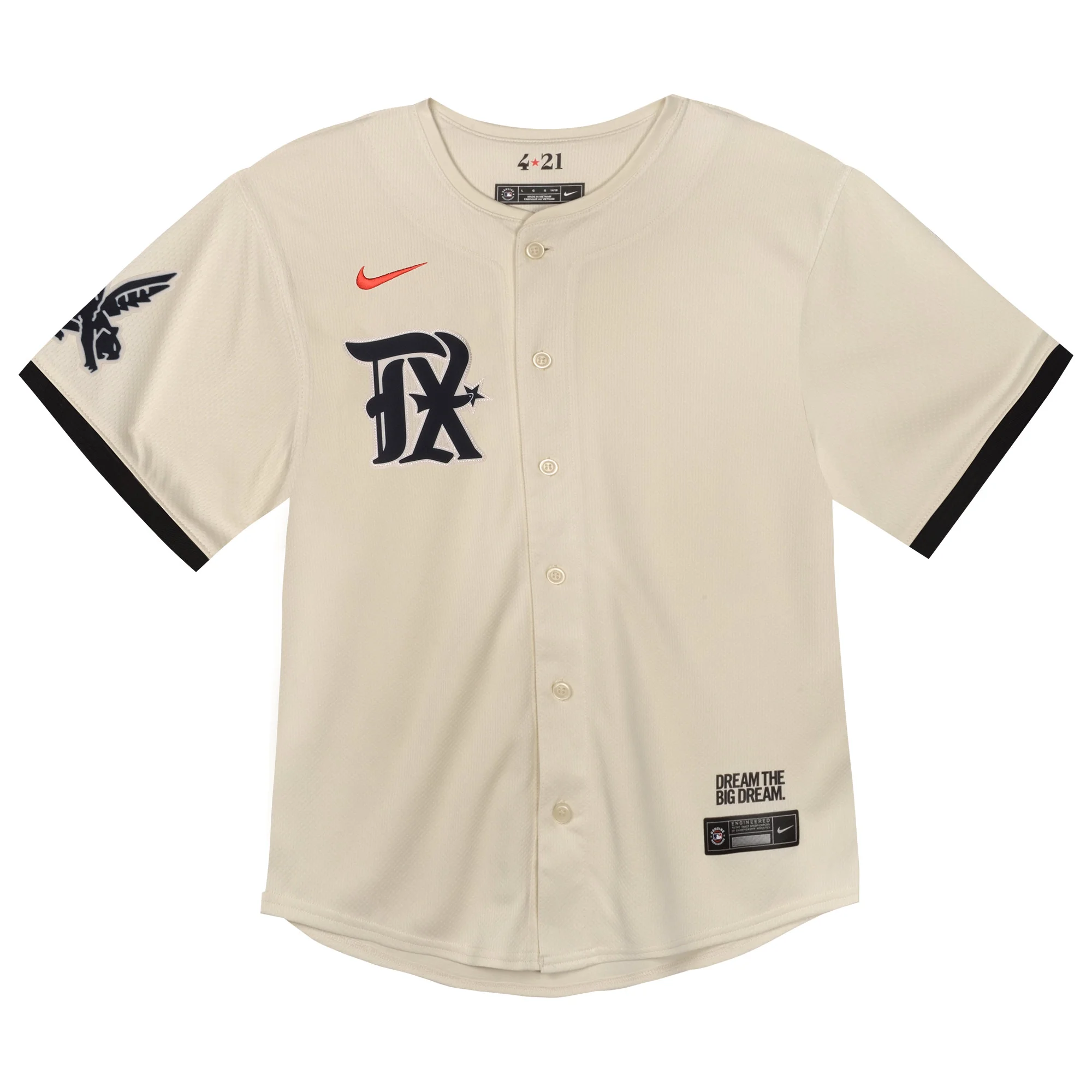 Toddler Nike Natural Texas Rangers City Connect Limited Jersey
