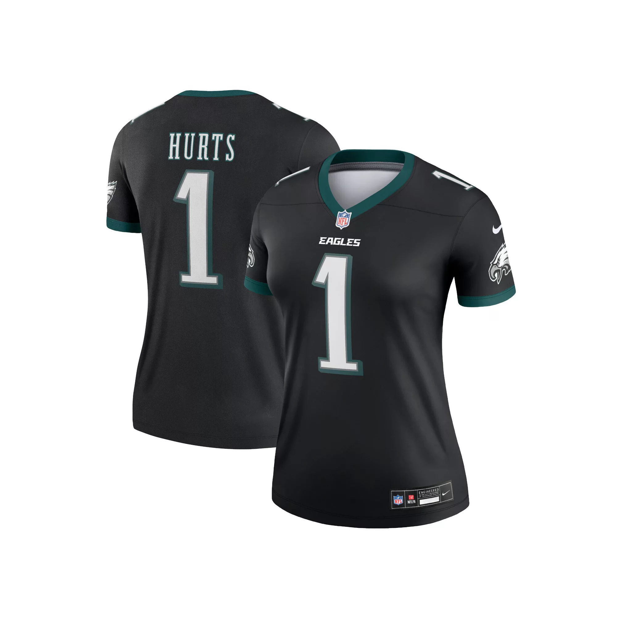 Women's Nike Jalen Hurts Black Philadelphia Eagles Legend Jersey