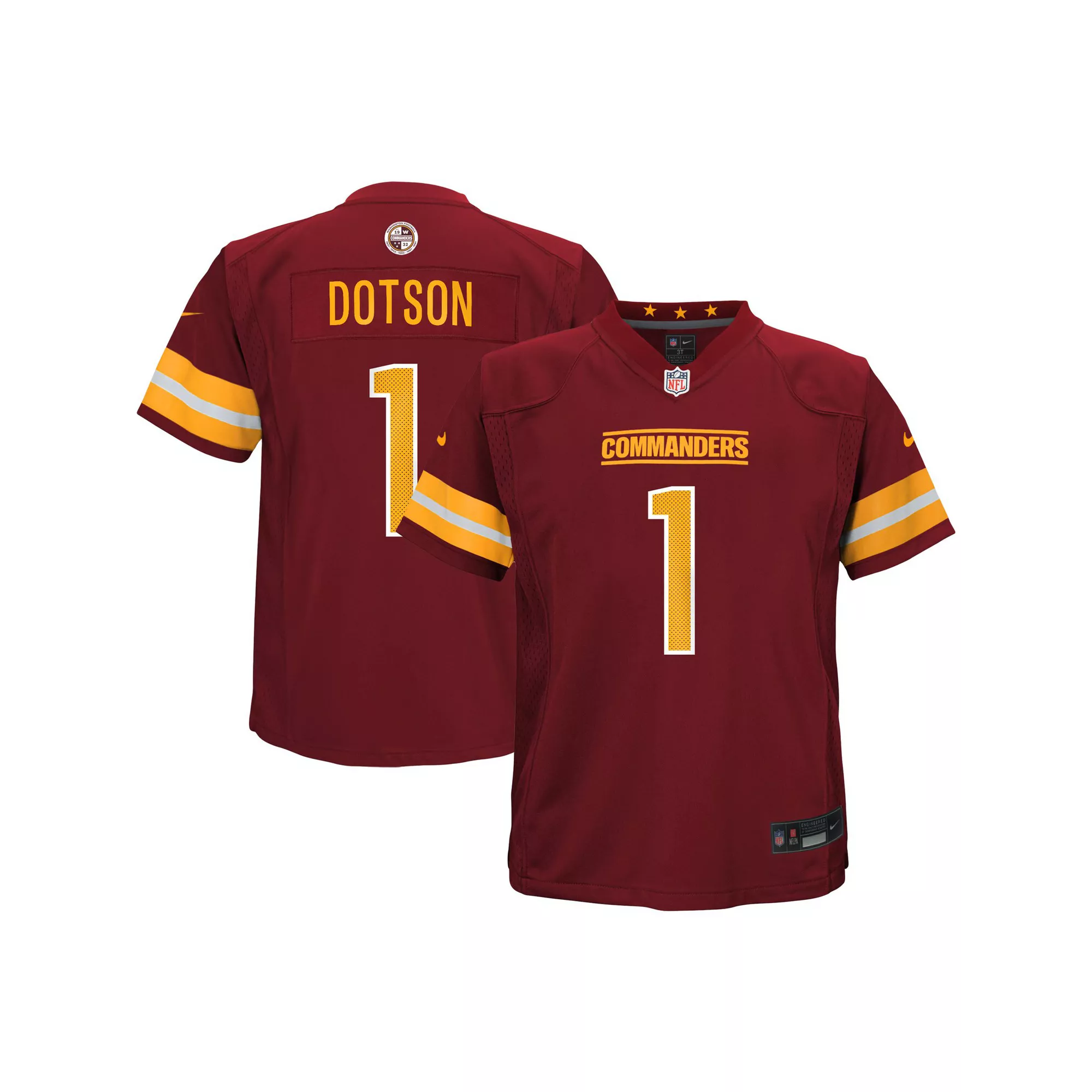 Preschool Nike Jahan Dotson Burgundy Washington Commanders Game Jersey
