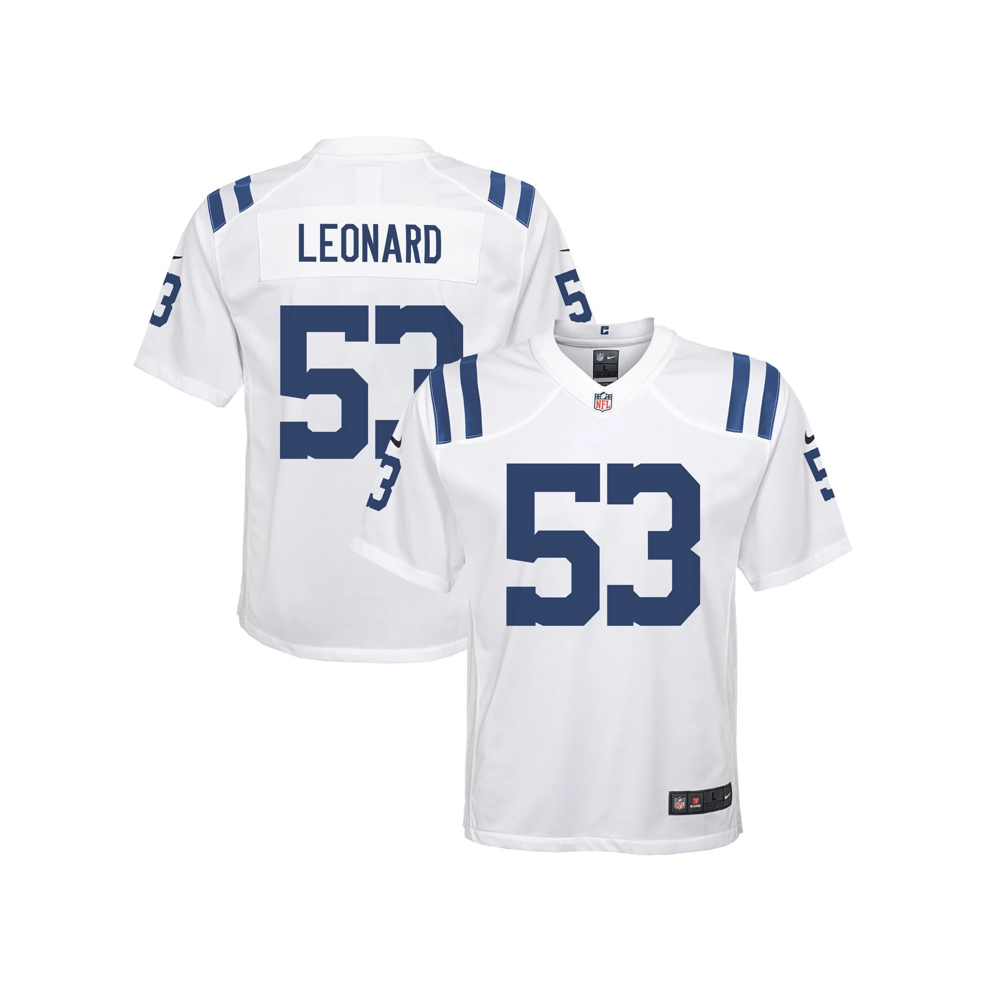 Youth Nike Shaquille Leonard White Indianapolis Colts Game Jersey