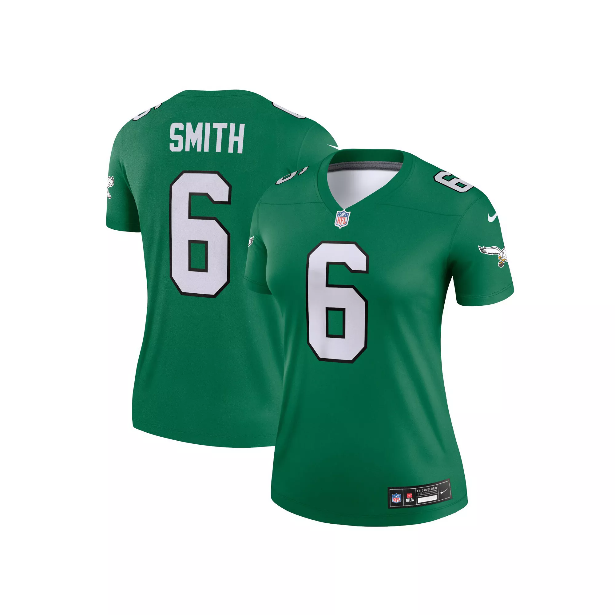 Women's Nike DeVonta Smith Kelly Green Philadelphia Eagles Alternate Legend Player Jersey