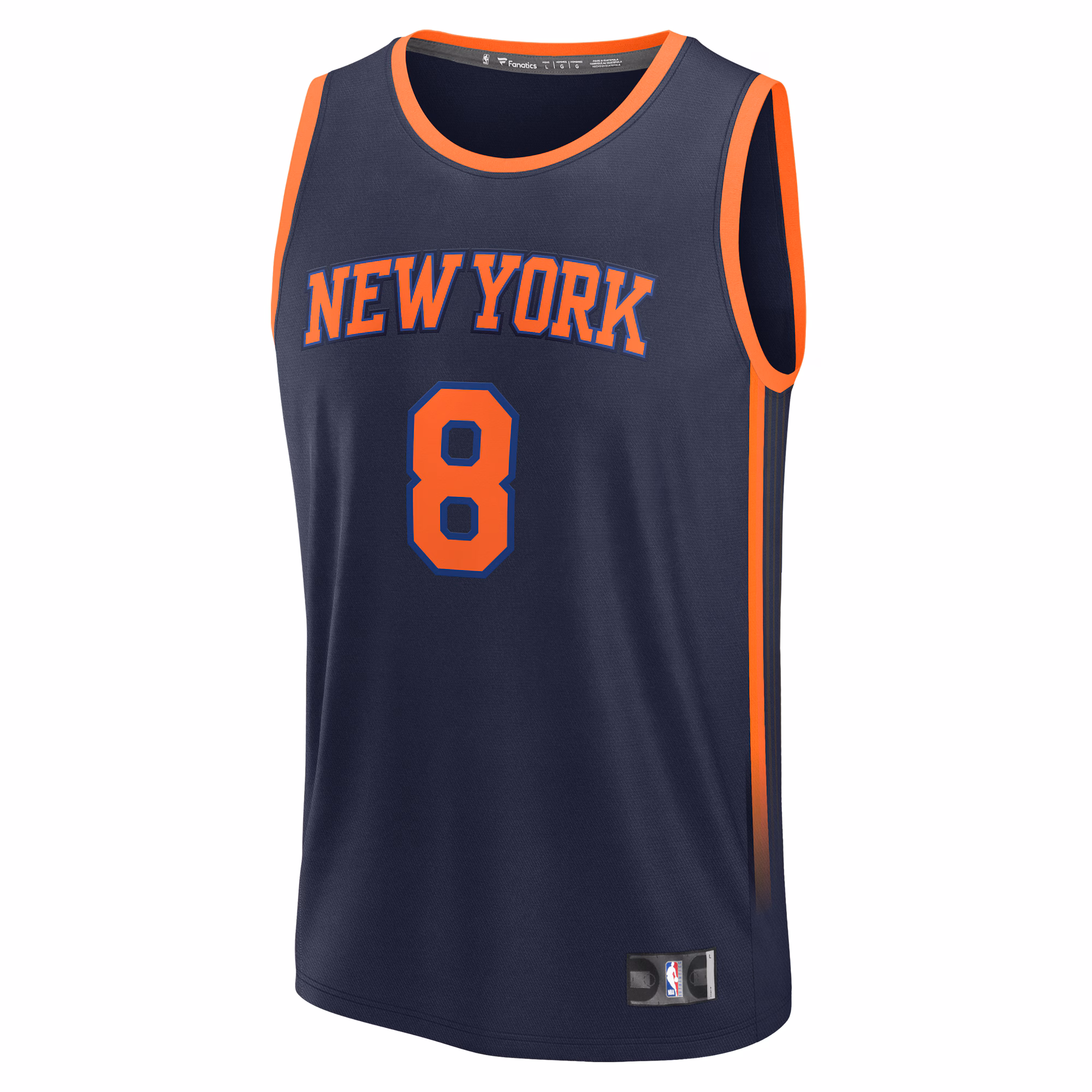 OG Anunoby New York Knicks Fanatics Fast Break Player Jersey - Statement Edition - Navy