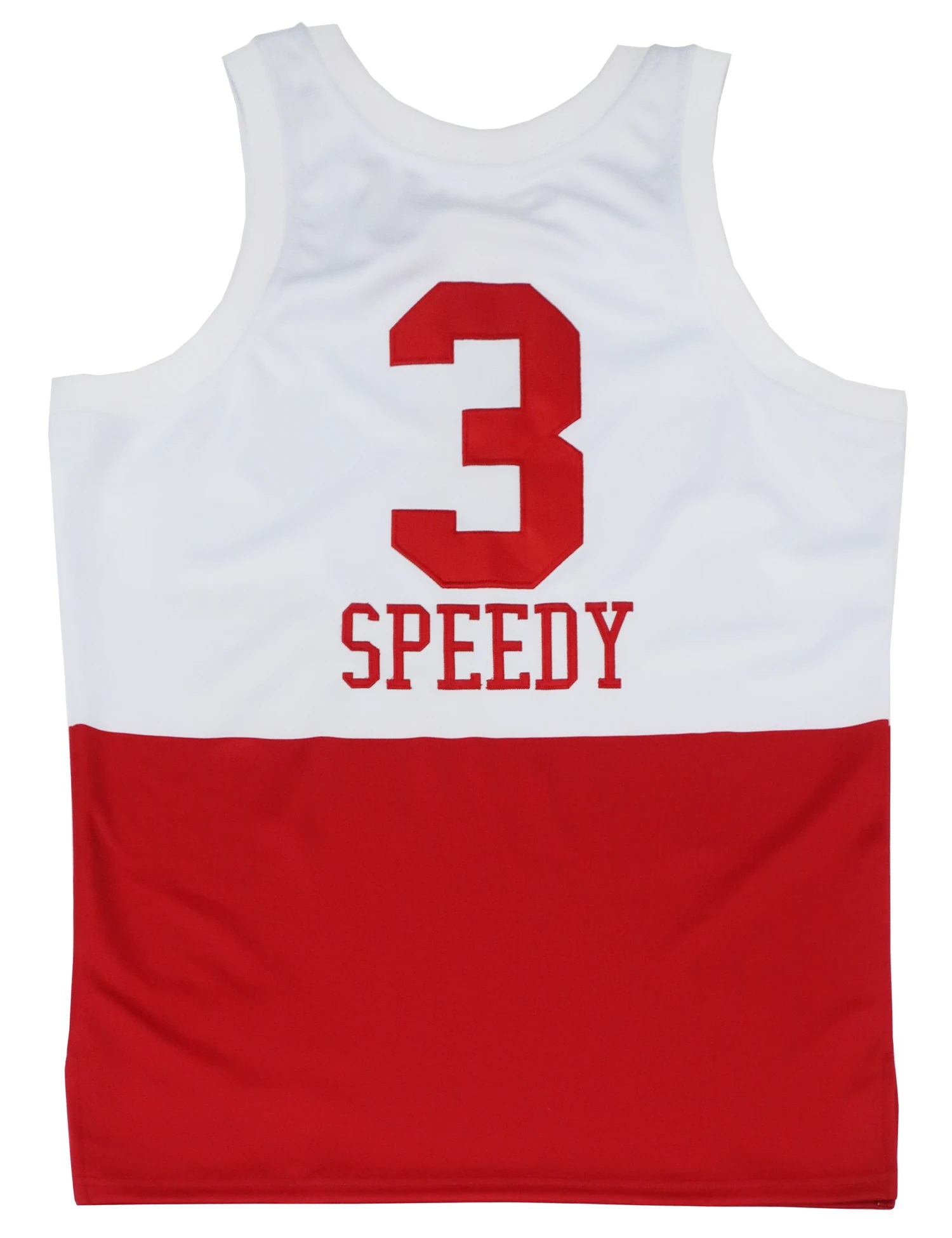 Speedy Gonzales Philadelphia 76ers Men's Headgear Classics Embroidered Basketball Jersey (X-Large, White/Red)