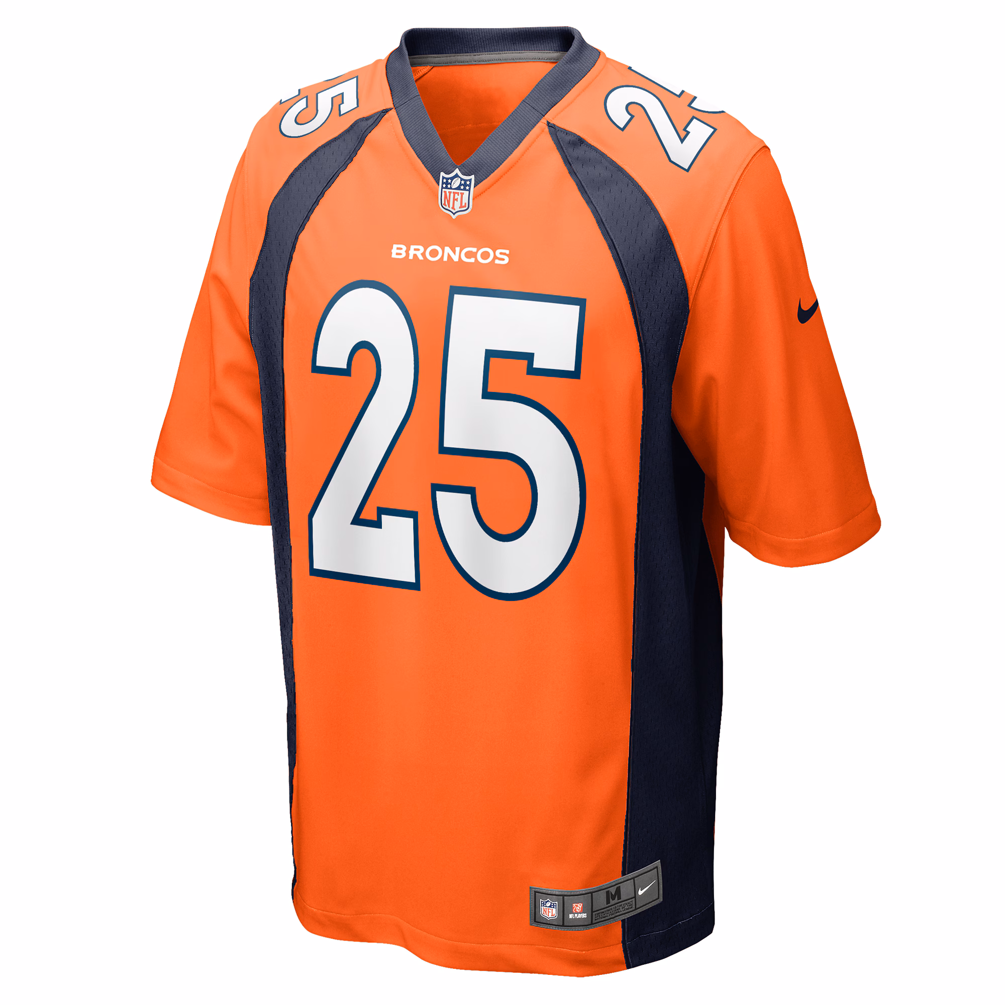 Samaje Perine Denver Broncos Nike Game Player Jersey - Orange