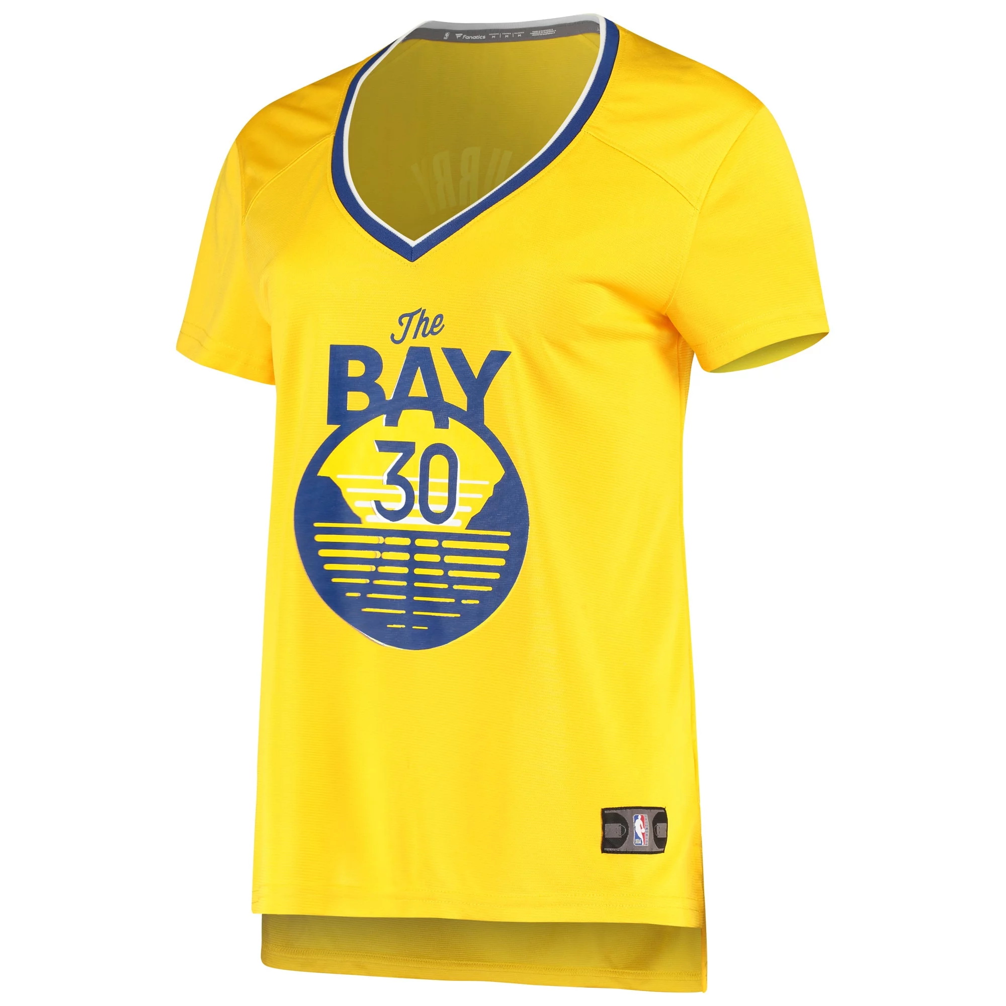 Women's Fanatics Stephen Curry Gold Golden State Warriors Fast Break Replica Player Jersey