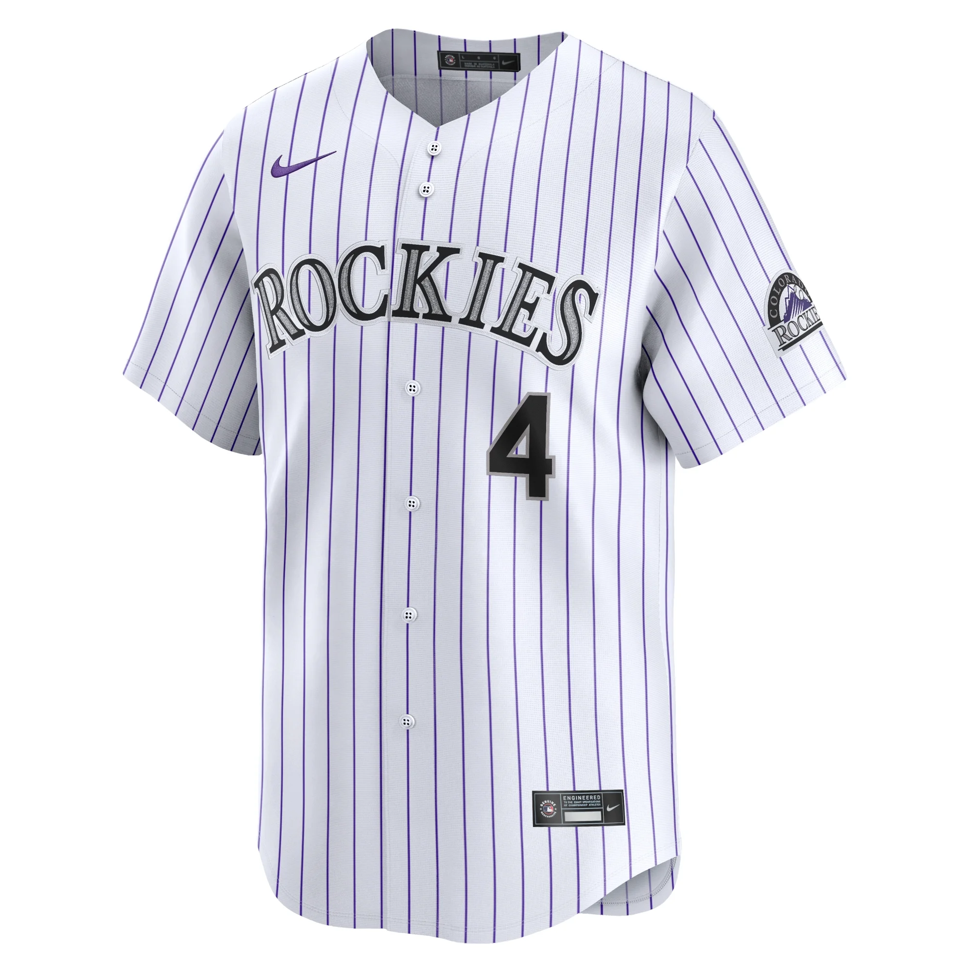 Men's Nike Michael Toglia White Colorado Rockies Home Limited Player Jersey