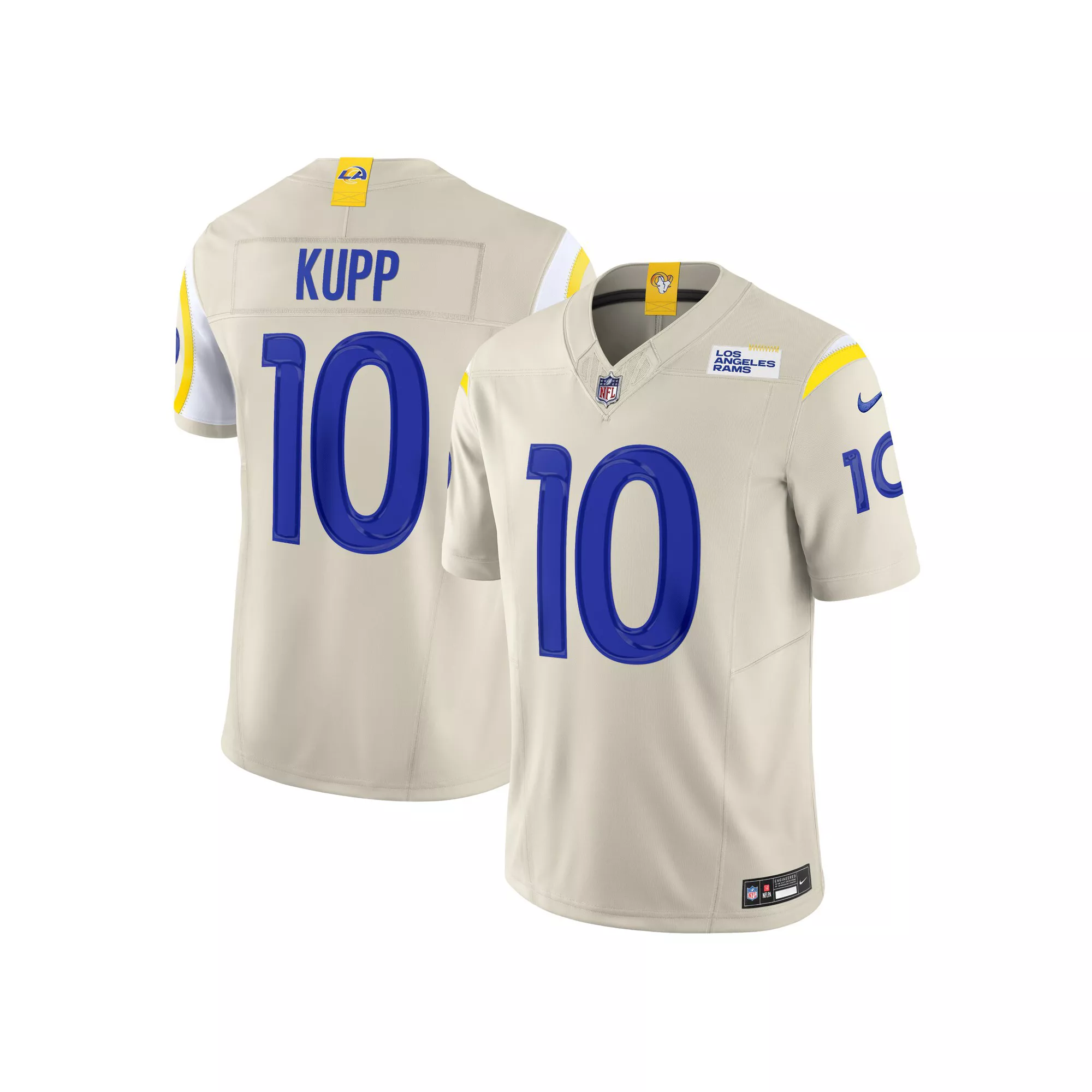 Men's Nike Cooper Kupp Bone Los Angeles Rams Alternate Vapor F.U.S.E. Limited Jersey