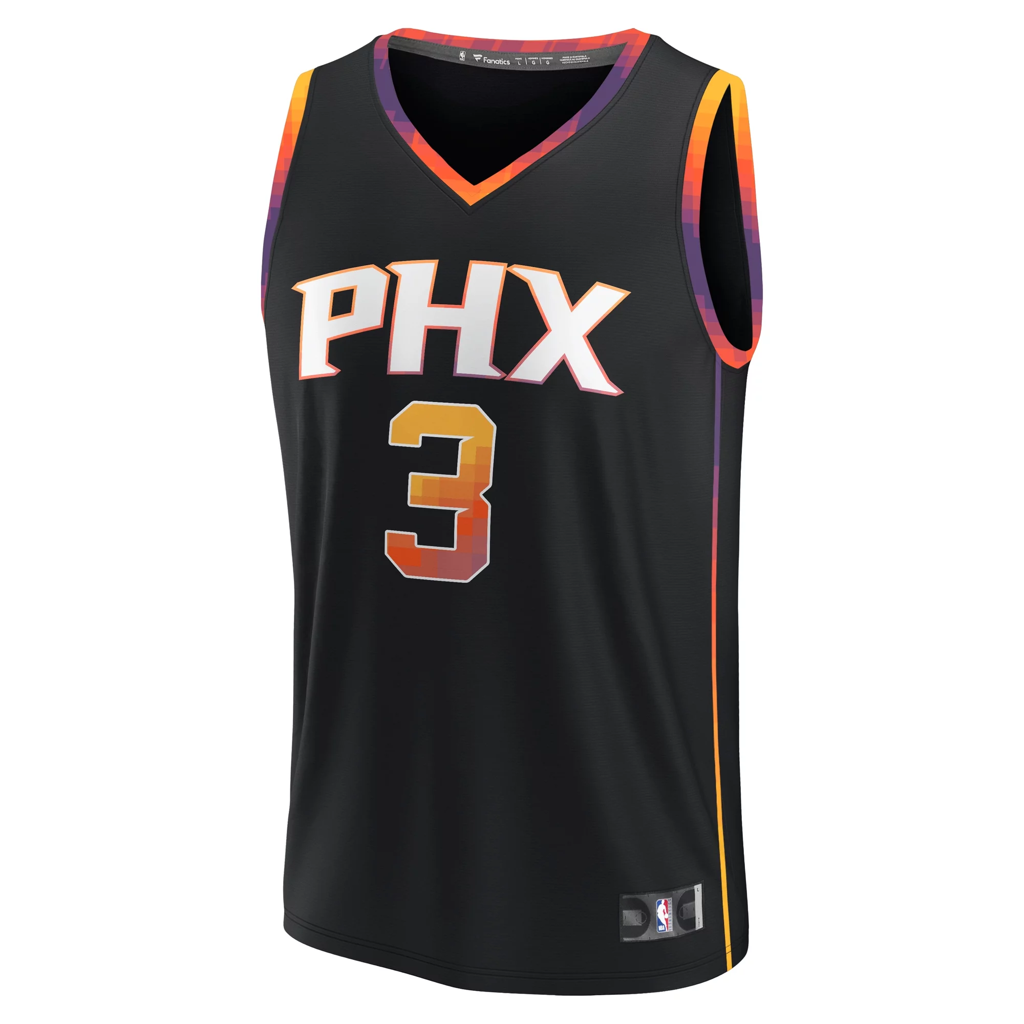 Men's Fanatics Bradley Beal Black Phoenix Suns Fast Break Player Jersey - Statement Edition