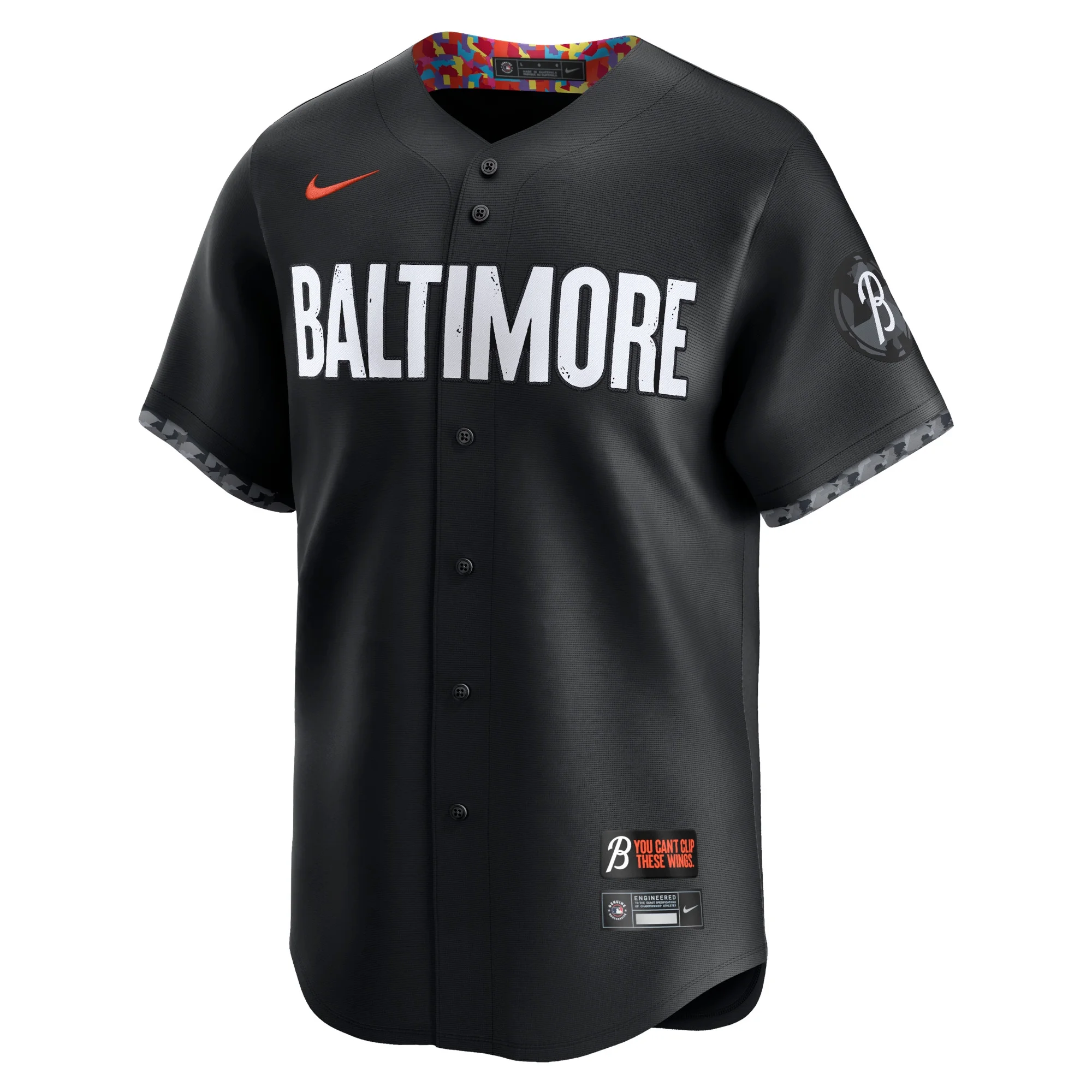 Men's Nike Cedric Mullins Black Baltimore Orioles City Connect Limited Player Jersey