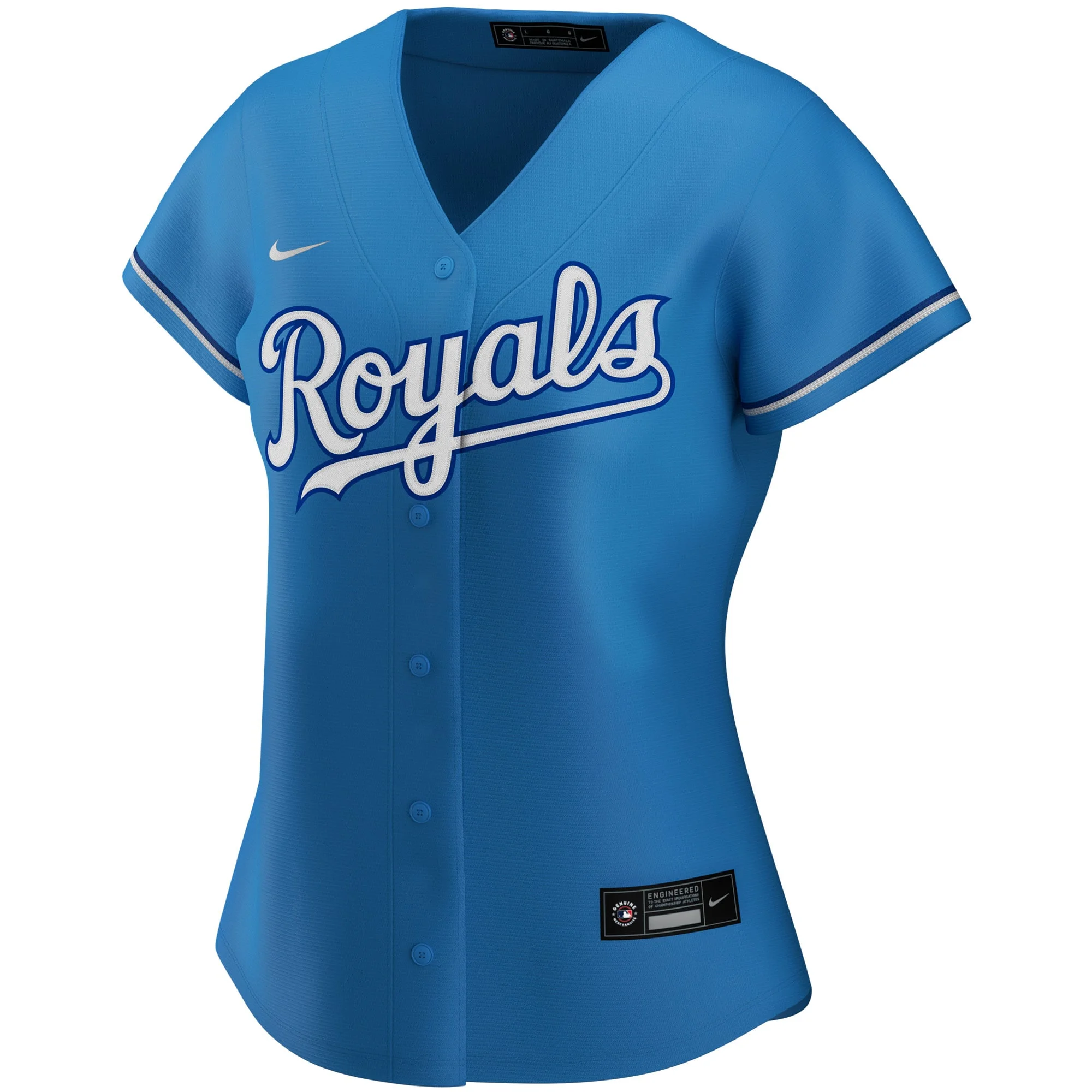 Women's Nike Light Blue Kansas City Royals Alternate Replica Team Jersey