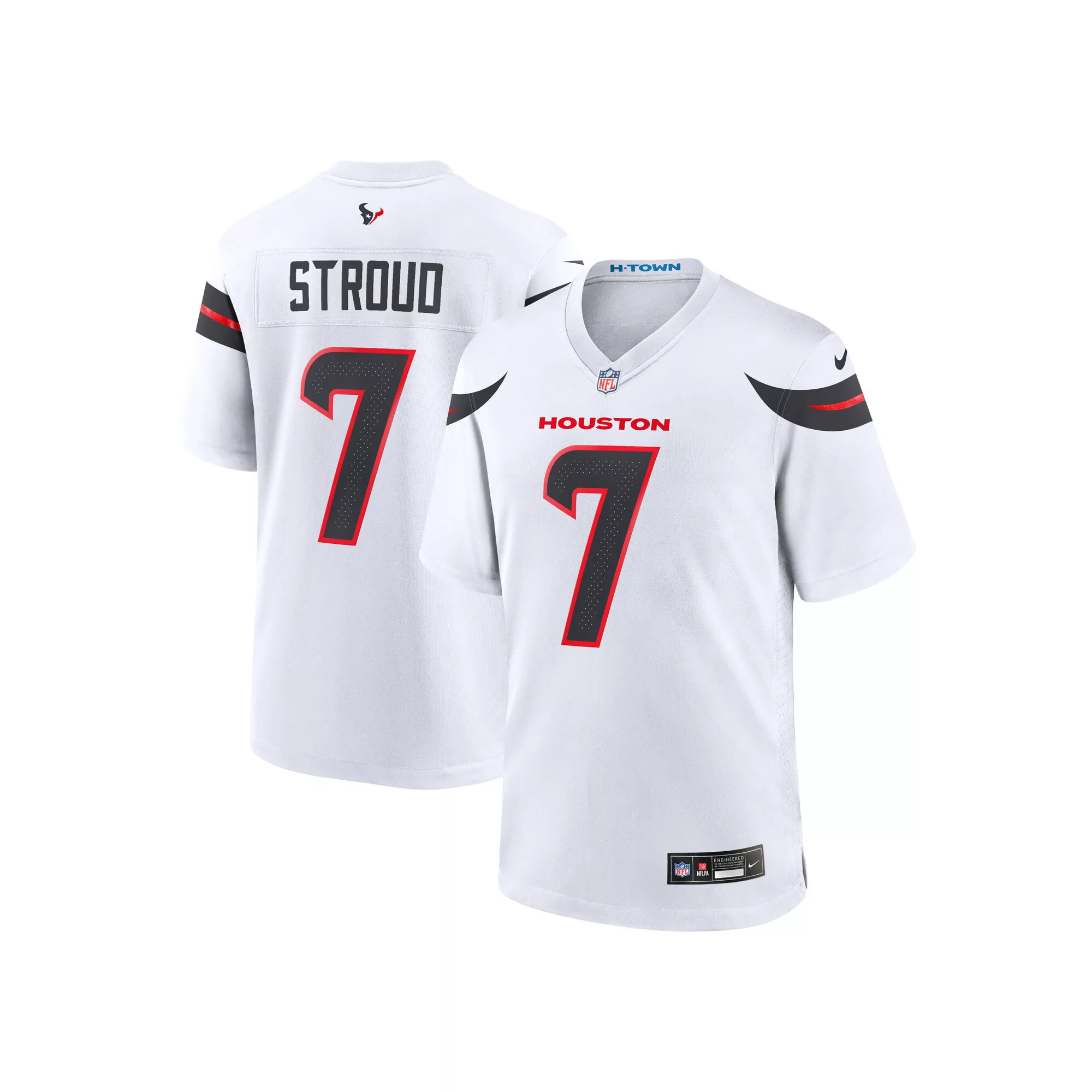 Men's Nike C.J. Stroud White Houston Texans Game Jersey