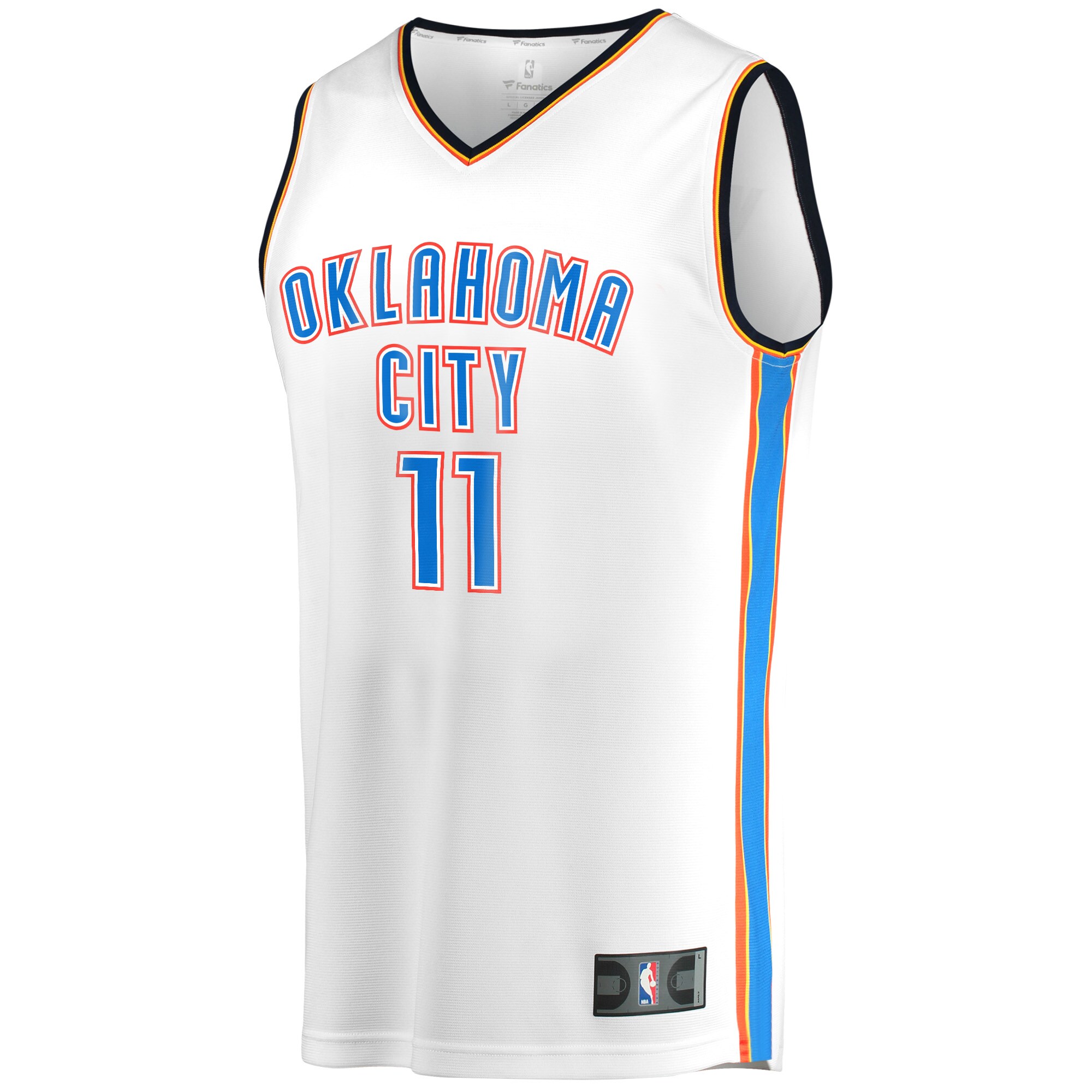Isaiah Joe Oklahoma City Thunder Fanatics Fast Break Player Jersey - Association Edition - White