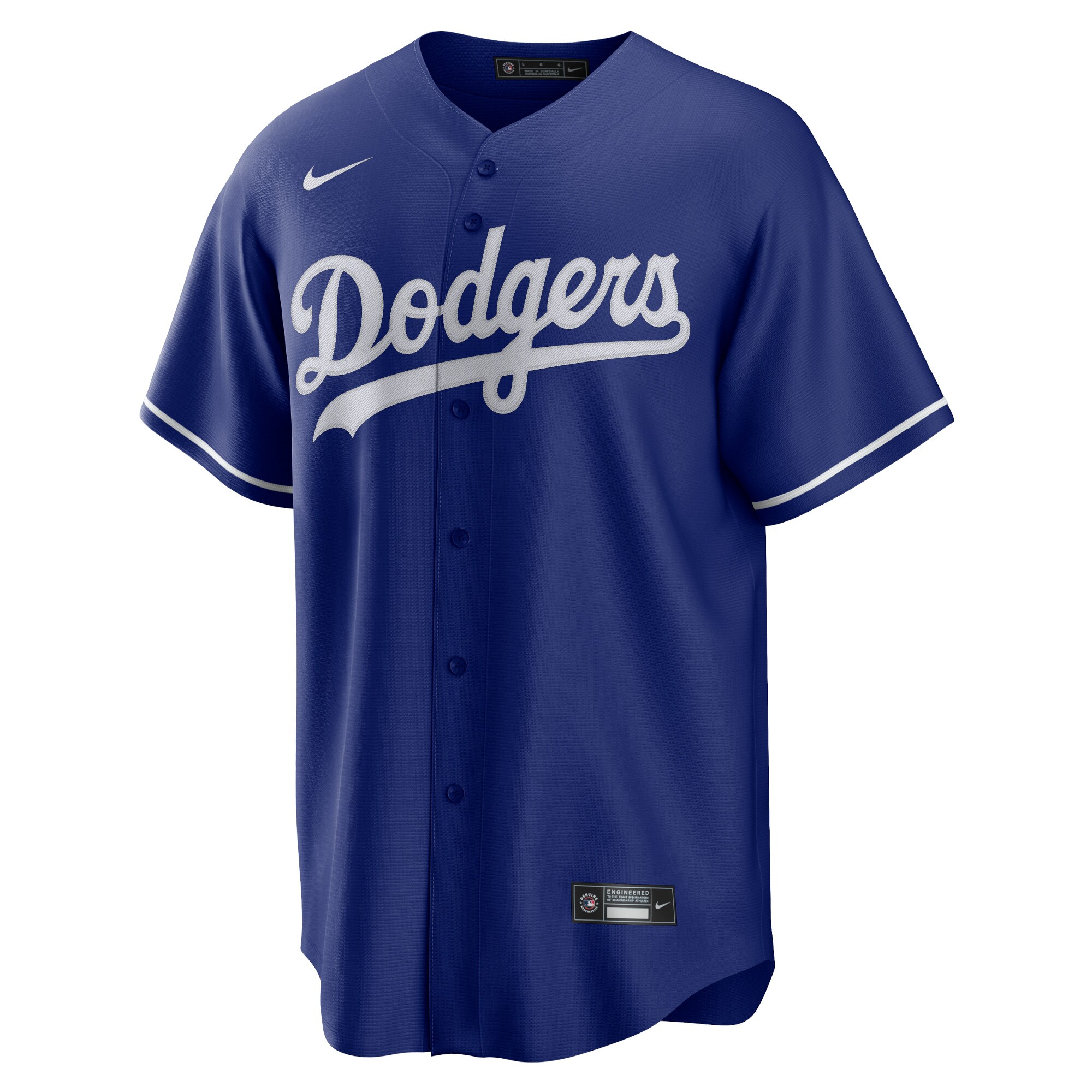 Los Angeles Dodgers Nike Big & Tall Alternate Replica Team Jersey - Royal