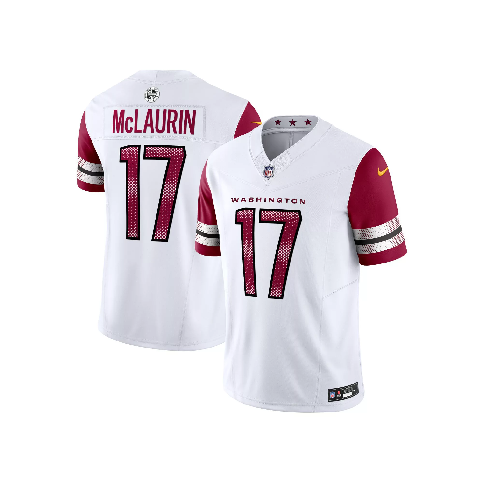 Men's Nike Terry McLaurin White Washington Commanders Vapor F.U.S.E. Limited Jersey