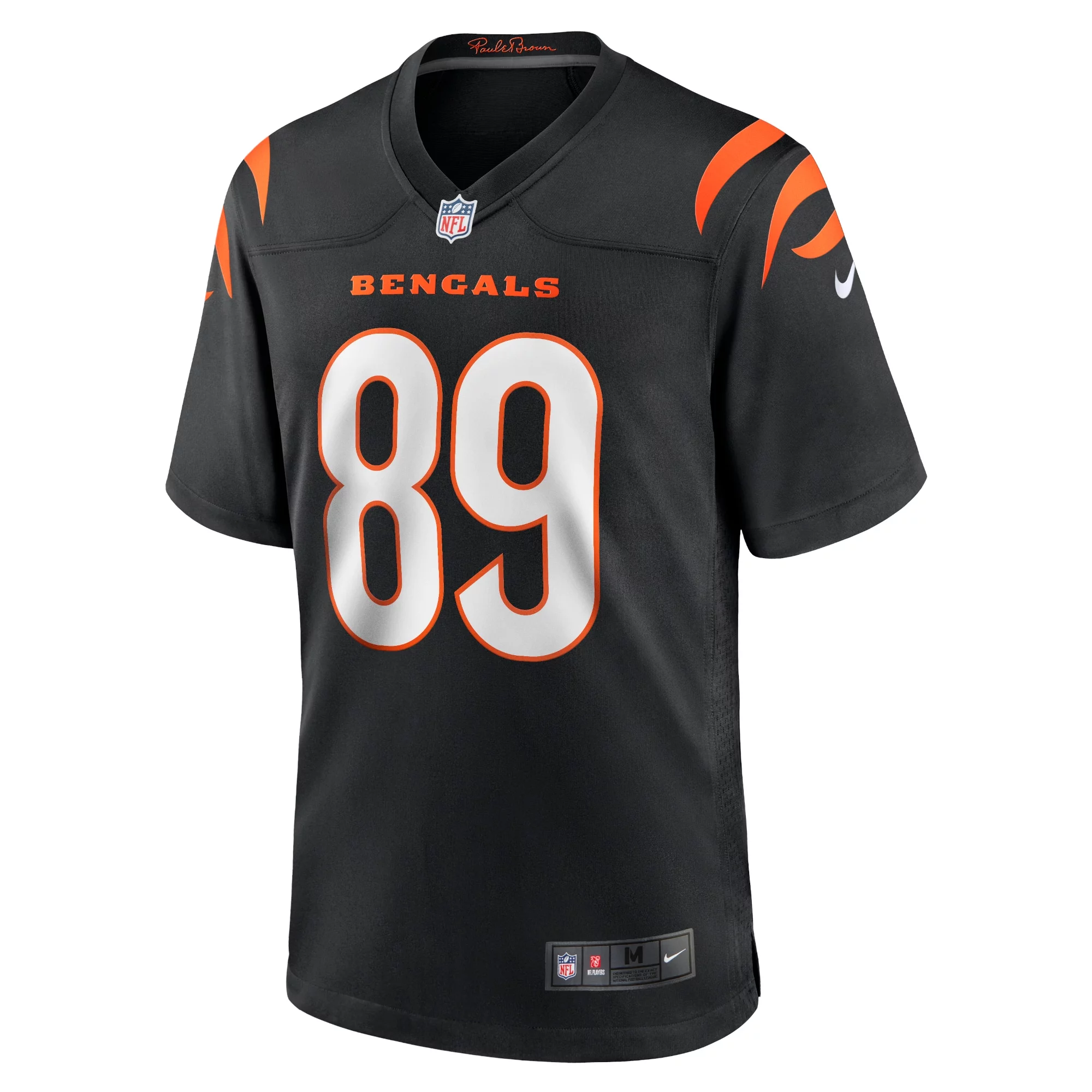 Men's Nike Drew Sample Black Cincinnati Bengals Game Jersey