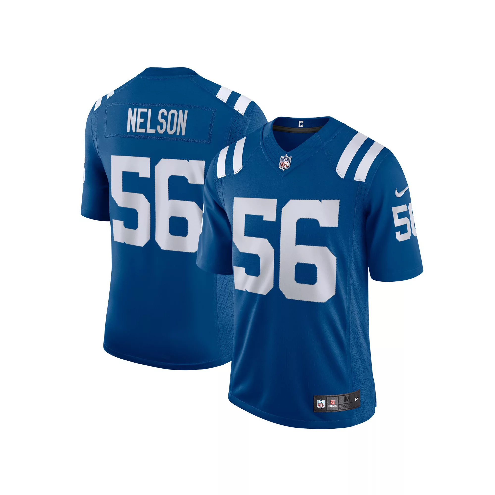 Men's Nike Quenton Nelson Royal Indianapolis Colts Vapor Limited Jersey
