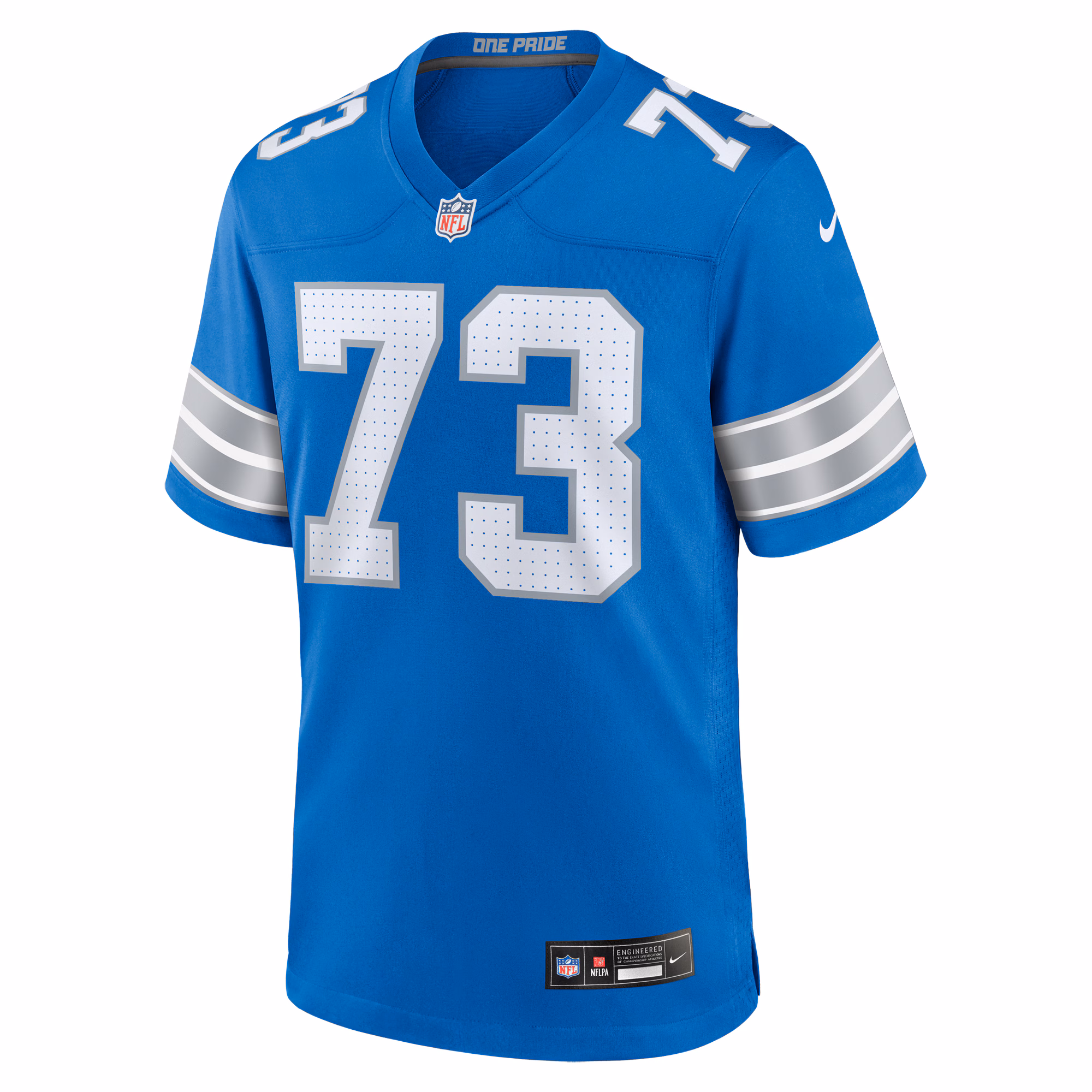 Christian Mahogany Detroit Lions Nike Team Game Jersey -  Blue