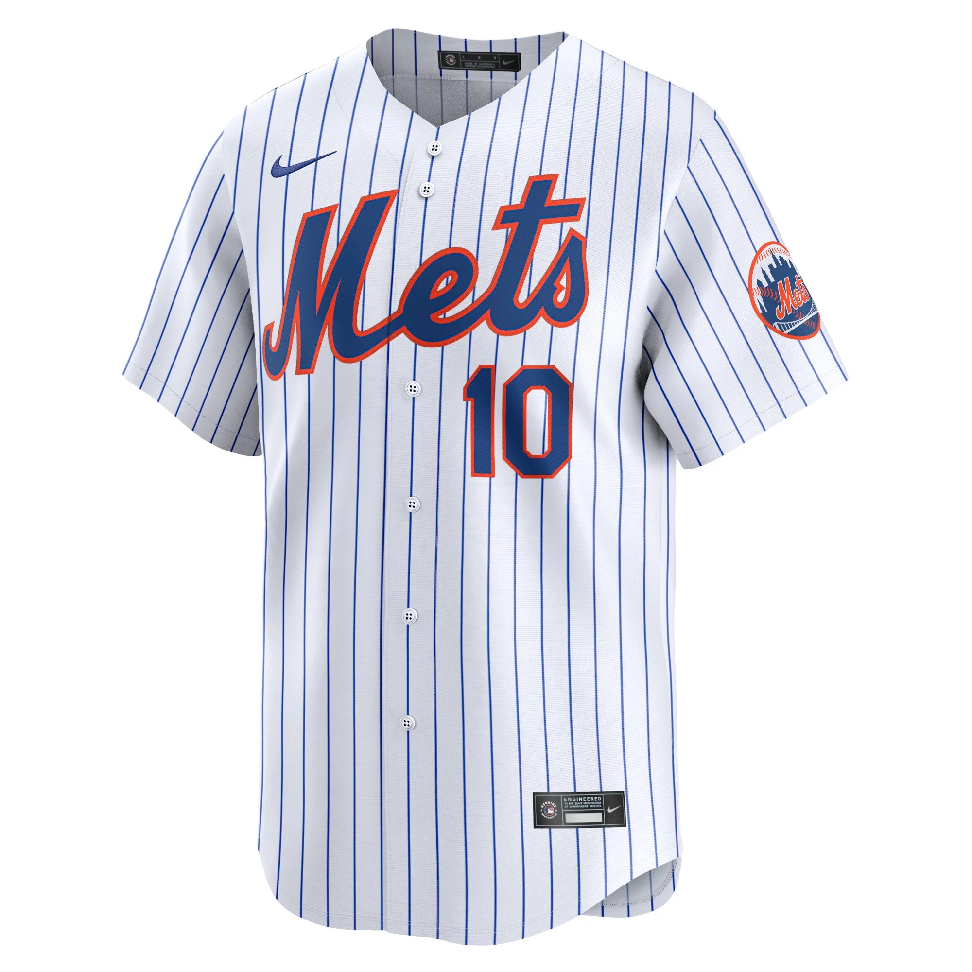 Men's Nike Ronny Mauricio White New York Mets Home Limited Player Jersey