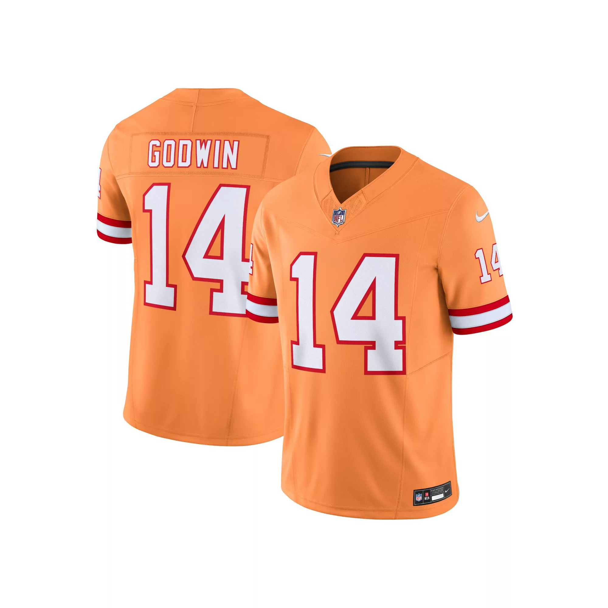 Men's Nike Chris Godwin Orange Tampa Bay Buccaneers Throwback Vapor F.U.S.E. Limited Jersey