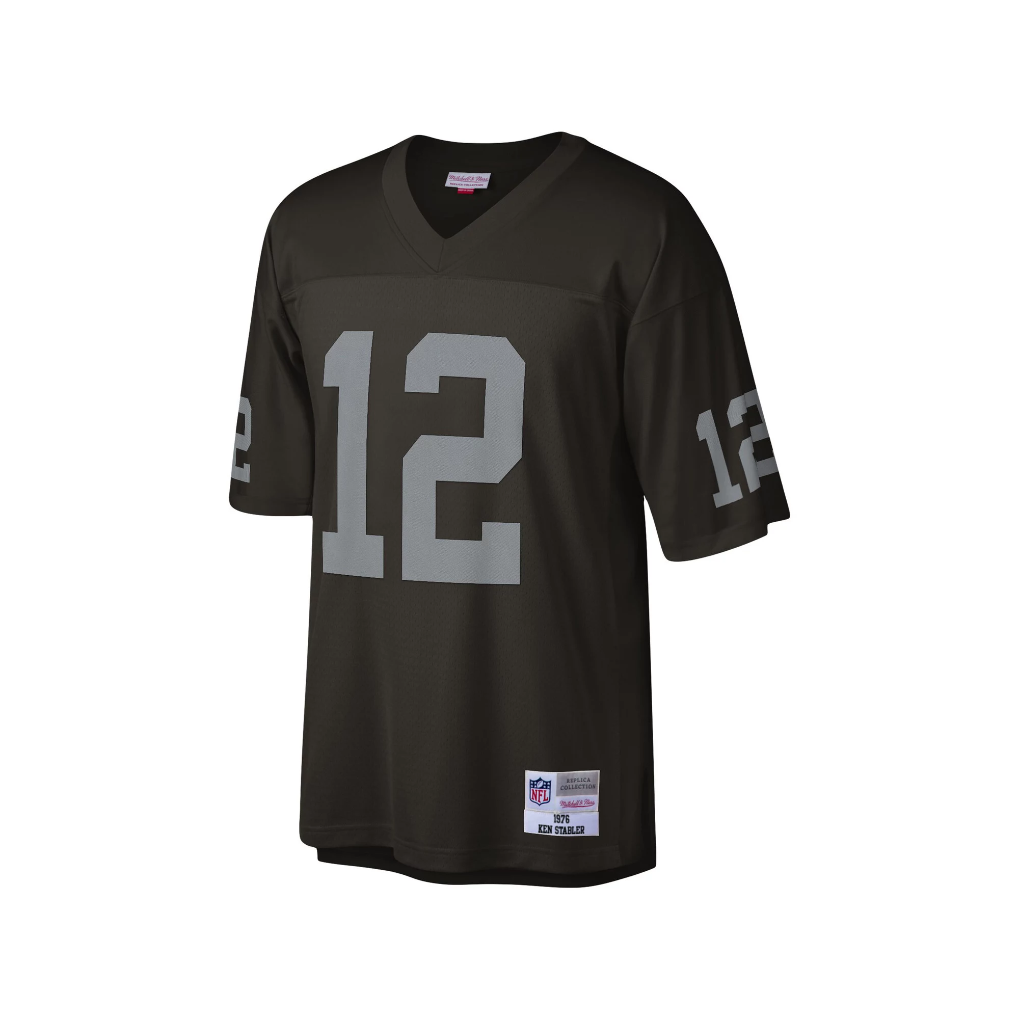 Men's Mitchell & Ness Ken Stabler Black Las Vegas Raiders Legacy Replica Jersey