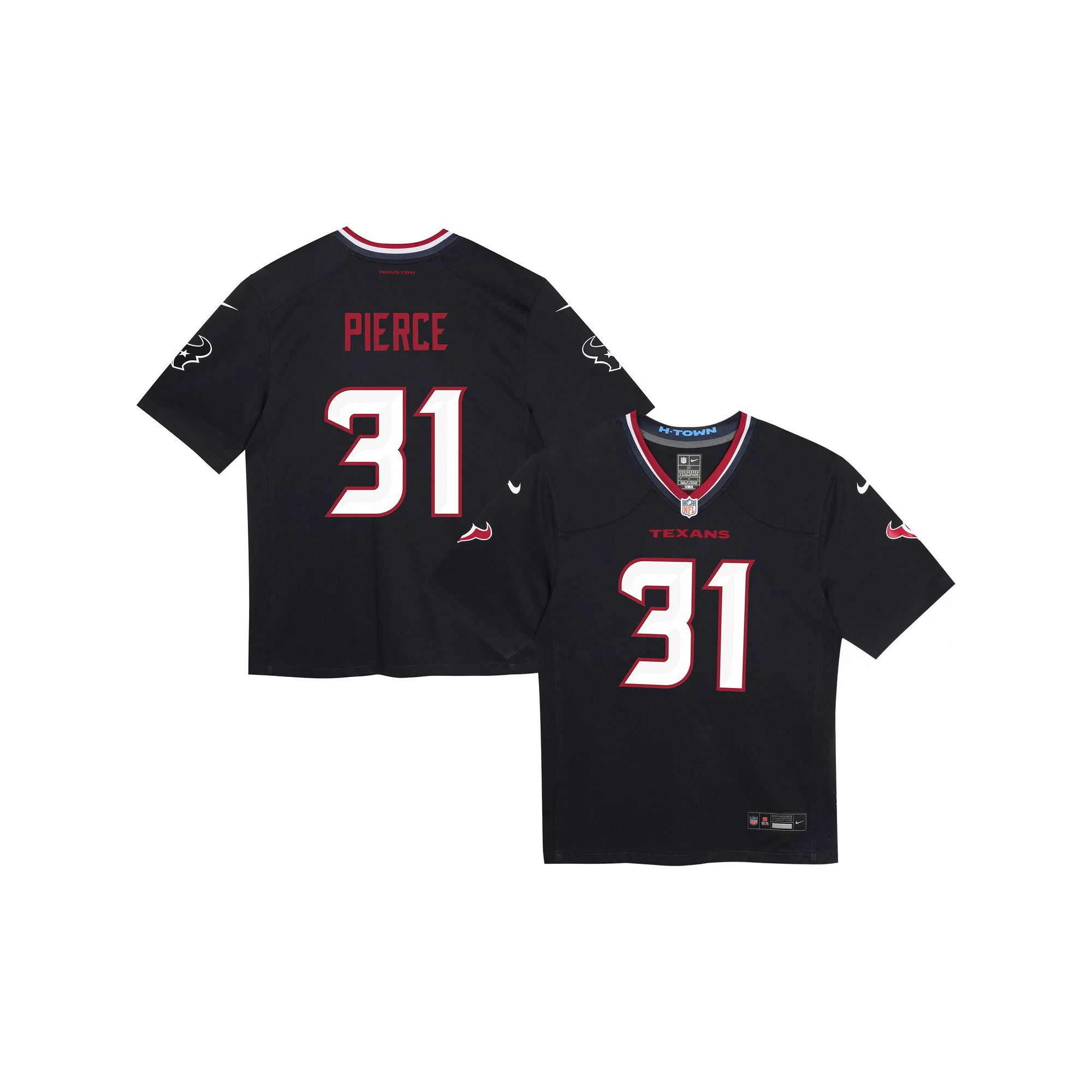 Preschool Nike Dameon Pierce Navy Houston Texans Game Jersey