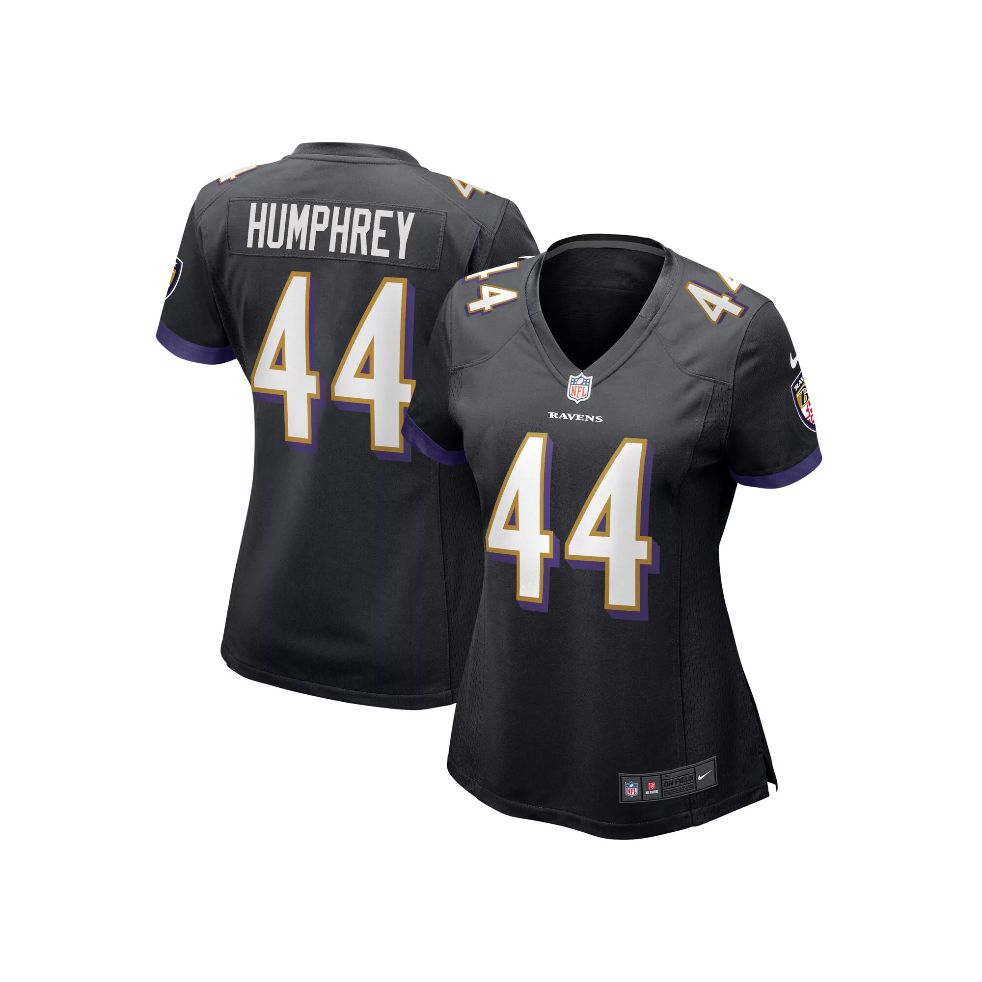 Women's Nike Marlon Humphrey Black Baltimore Ravens Game Jersey