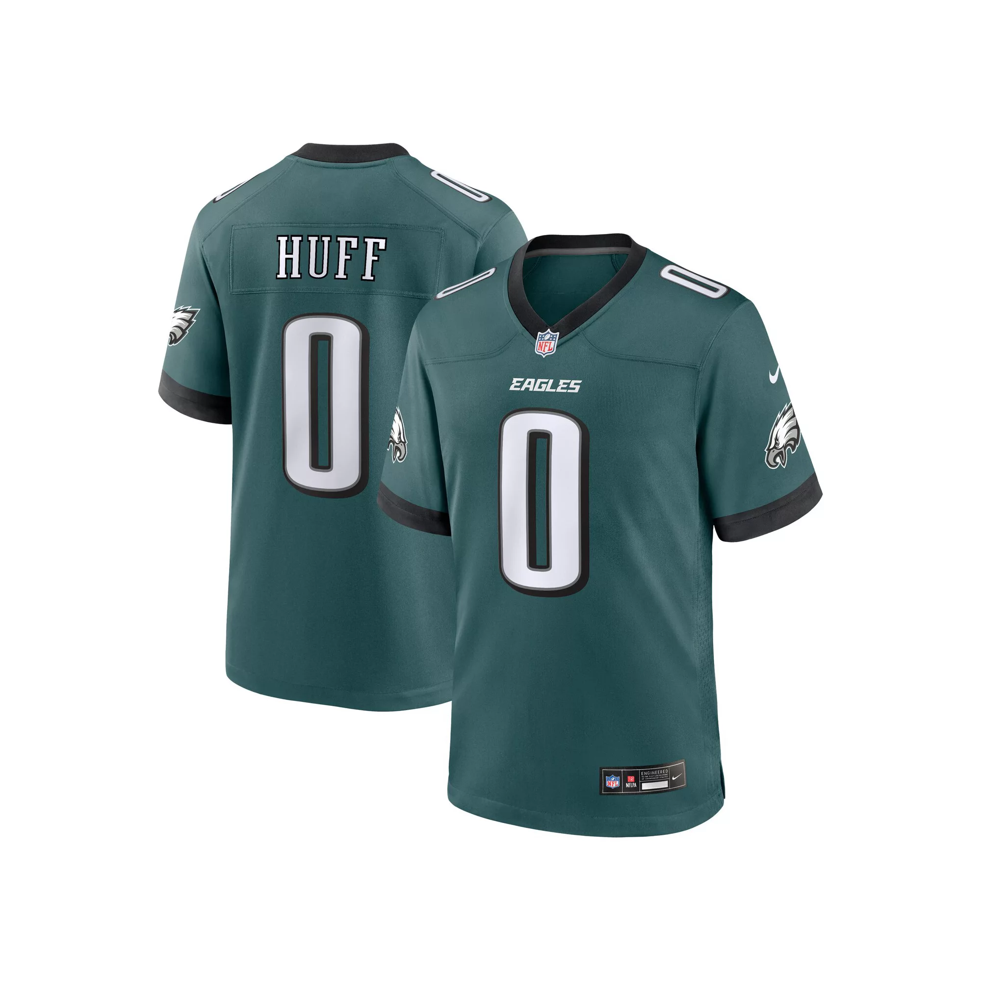 Men's Nike Bryce Huff Midnight Green Philadelphia Eagles Game Player Jersey