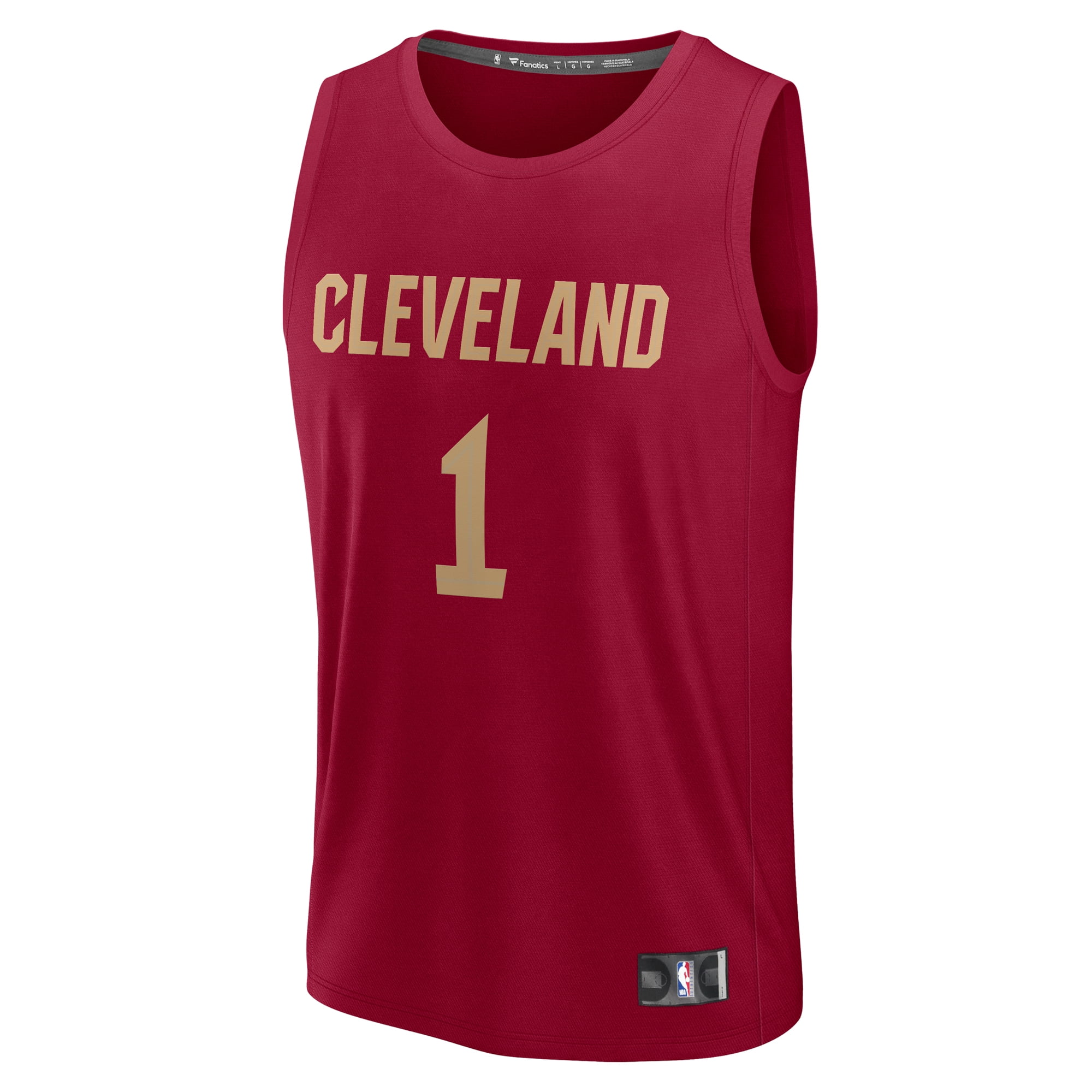 Youth Fanatics Max Strus Wine Cleveland Cavaliers Fast Break Player Jersey - Icon Edition