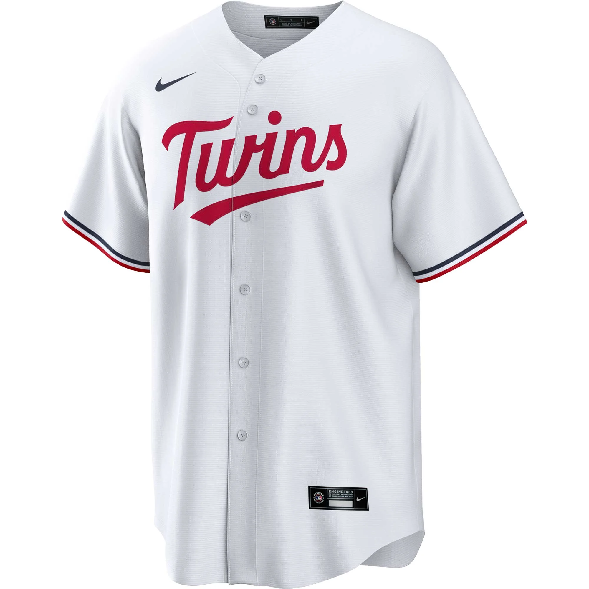 Men's Nike White Minnesota Twins Home Replica Team Jersey