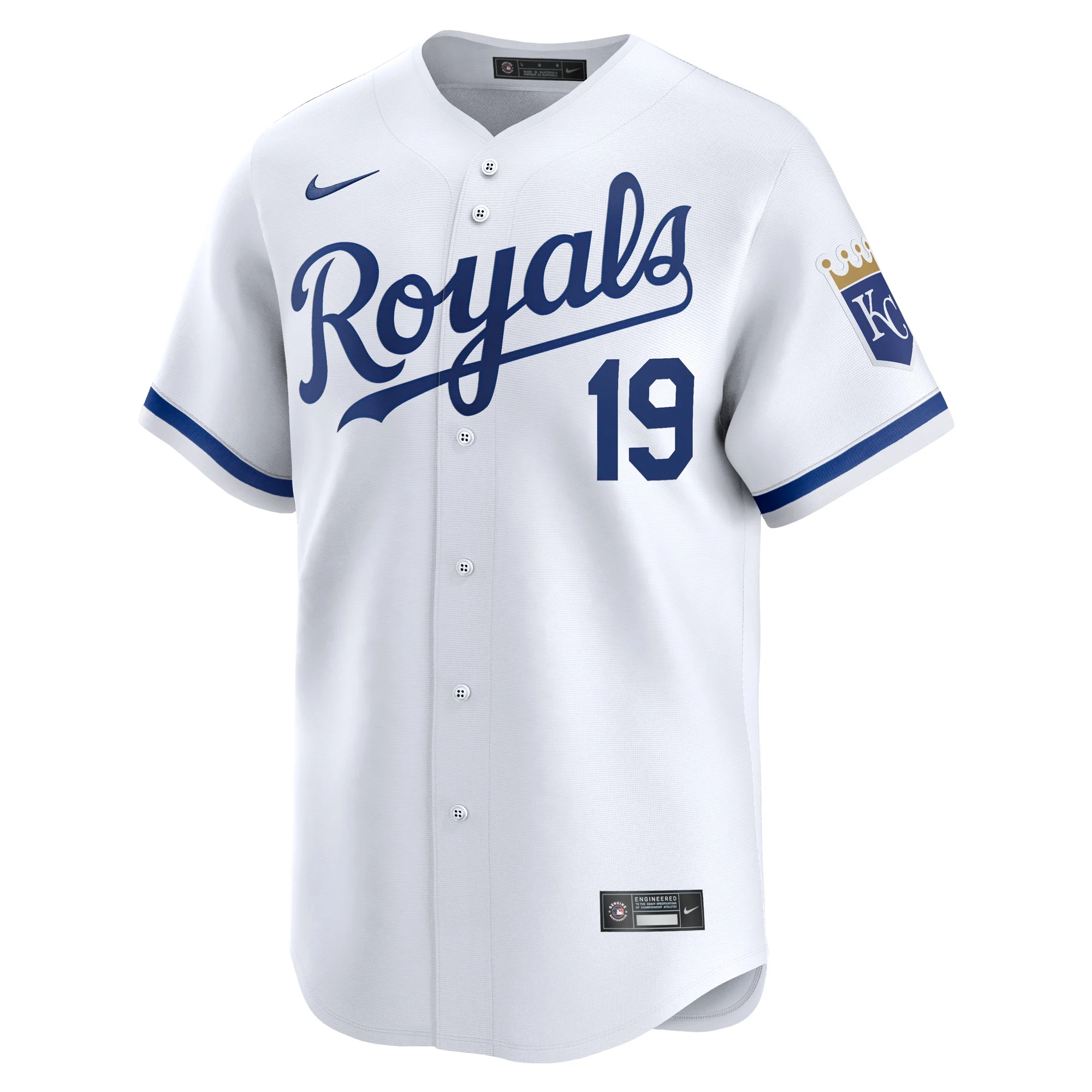 Men's Nike Michael Massey White Kansas City Royals Home Limited Player Jersey