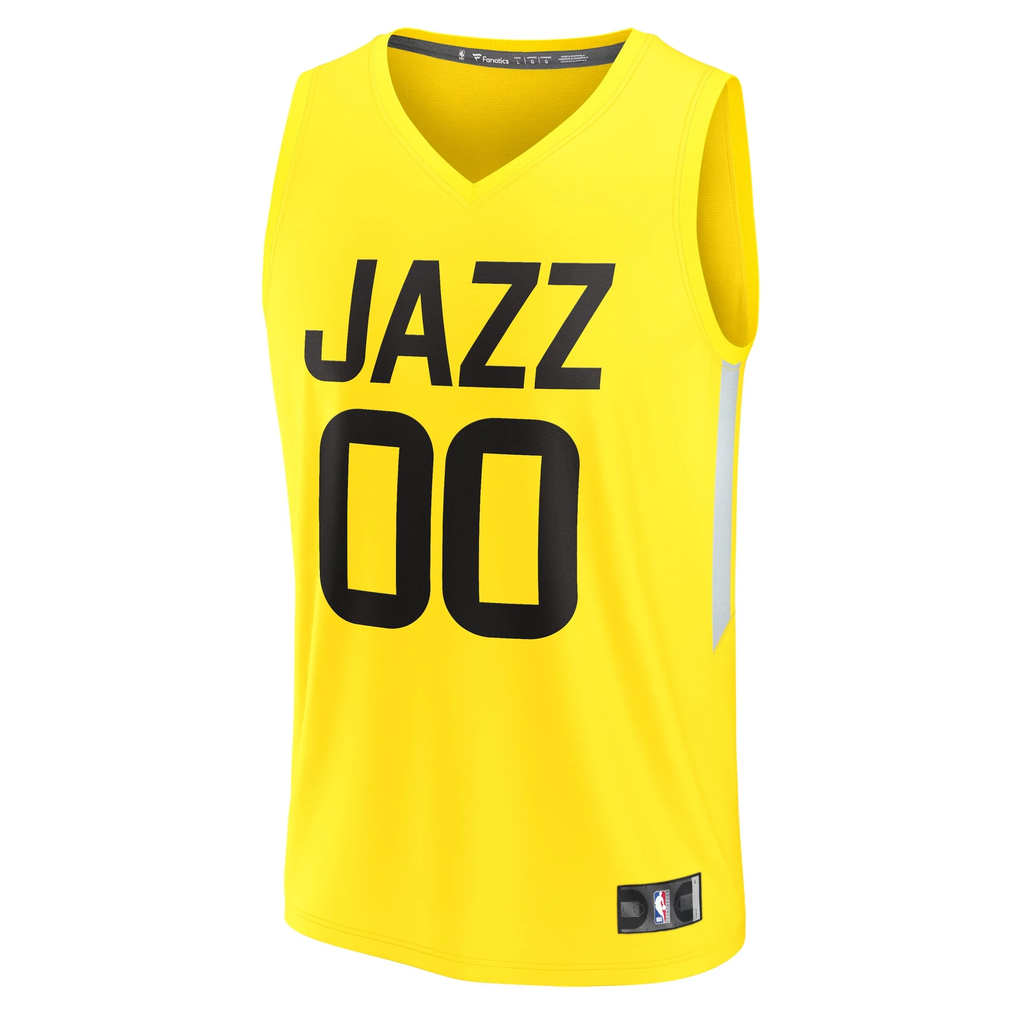 Men's Fanatics Jordan Clarkson Yellow Utah Jazz Fast Break Replica Jersey - Icon Edition