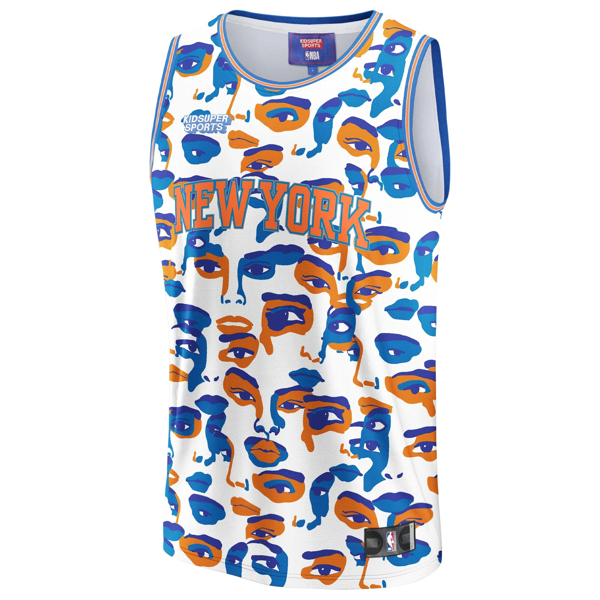 Unisex NBA & KidSuper Studios by Fanatics White New York Knicks Hometown Jersey